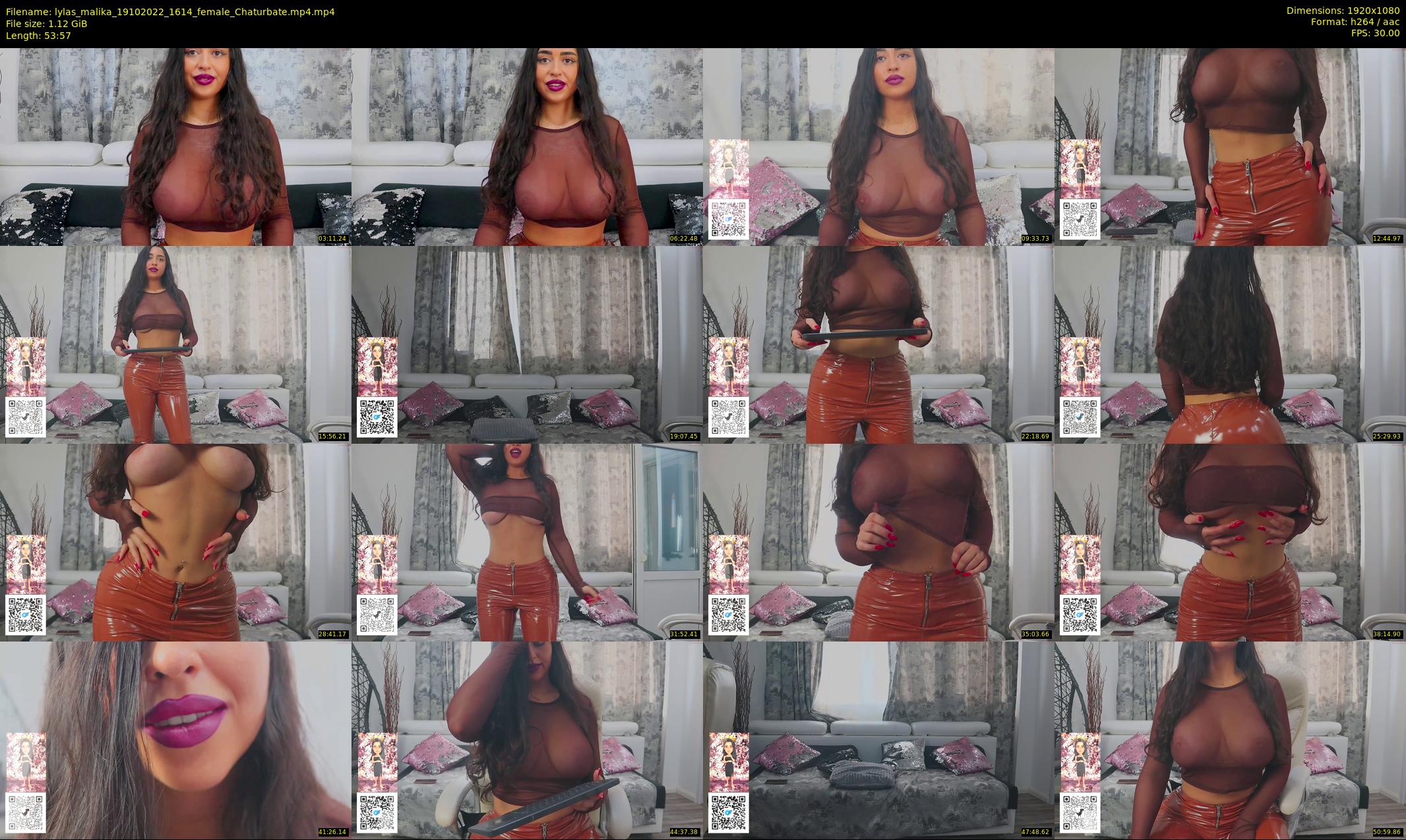 lylas_malika — 54 minute Chaturbate female cam show recording, 1080p, Oct 19, 2022