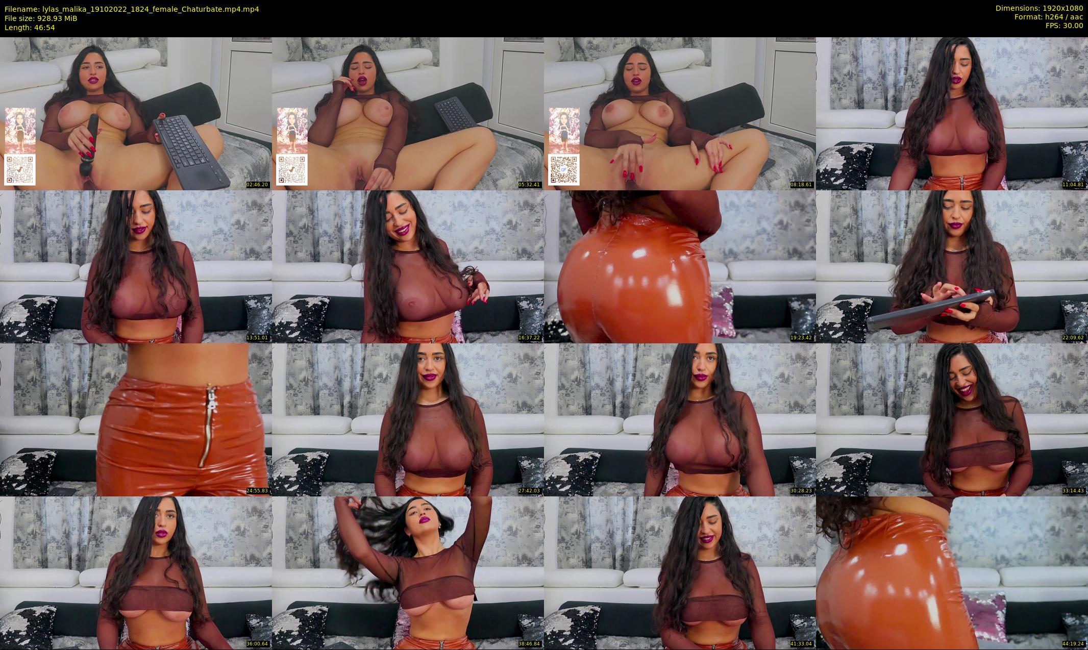 lylas_malika — 47 minute Chaturbate female cam show recording, 1080p, Oct 19, 2022