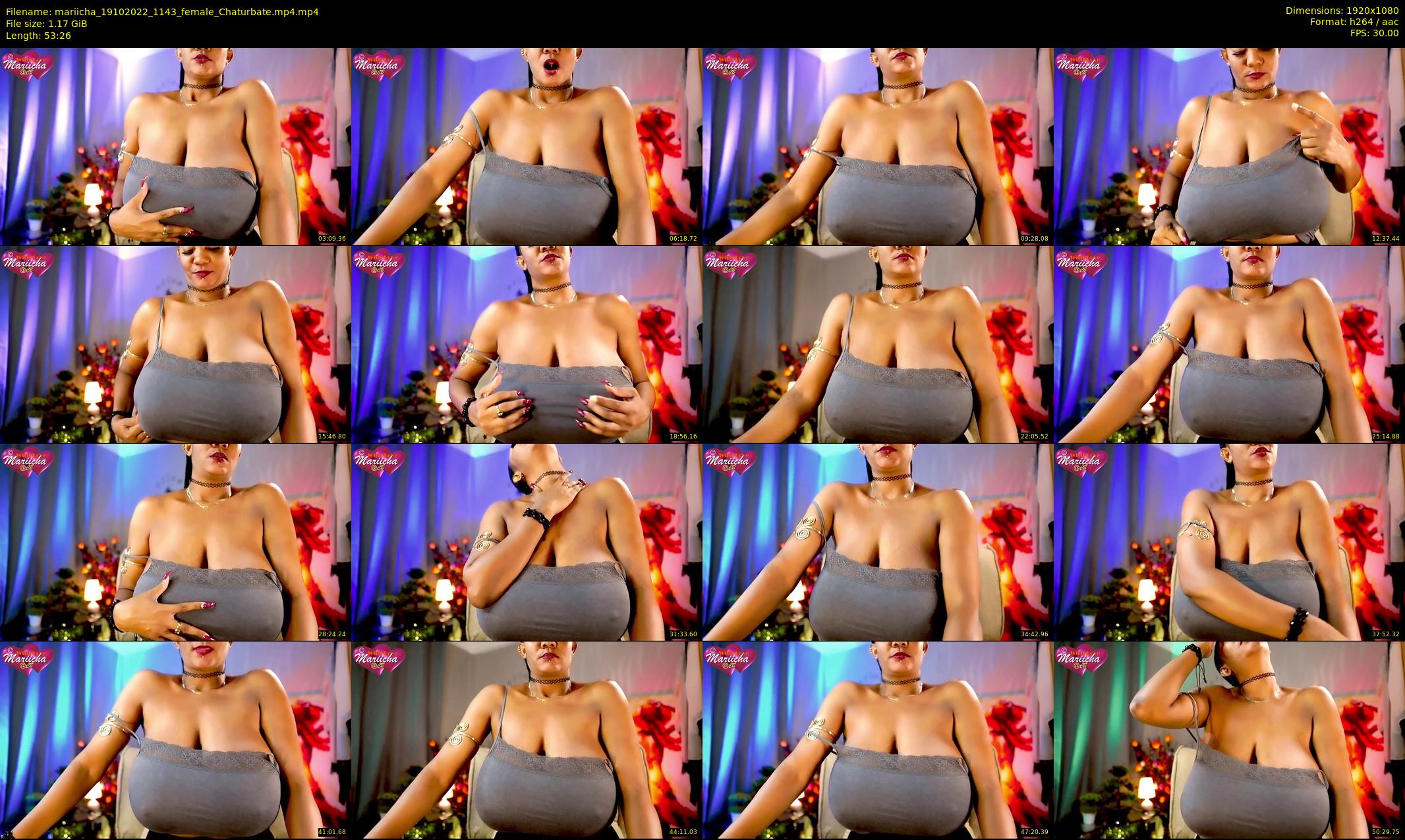 mariicha — 54 minute Chaturbate female cam show recording, 1080p, Oct 19, 2022