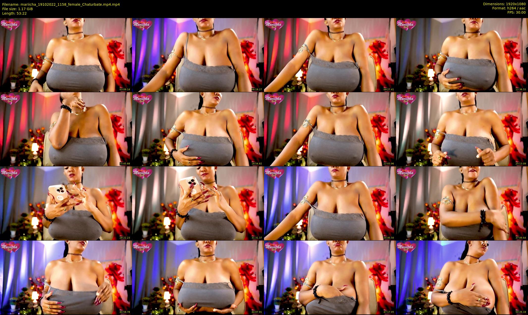 mariicha — 54 minute Chaturbate female cam show recording, 1080p, Oct 19, 2022