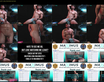 maximus_787 — 6 minute Chaturbate male cam show recording, 1080p, Oct 20, 2022