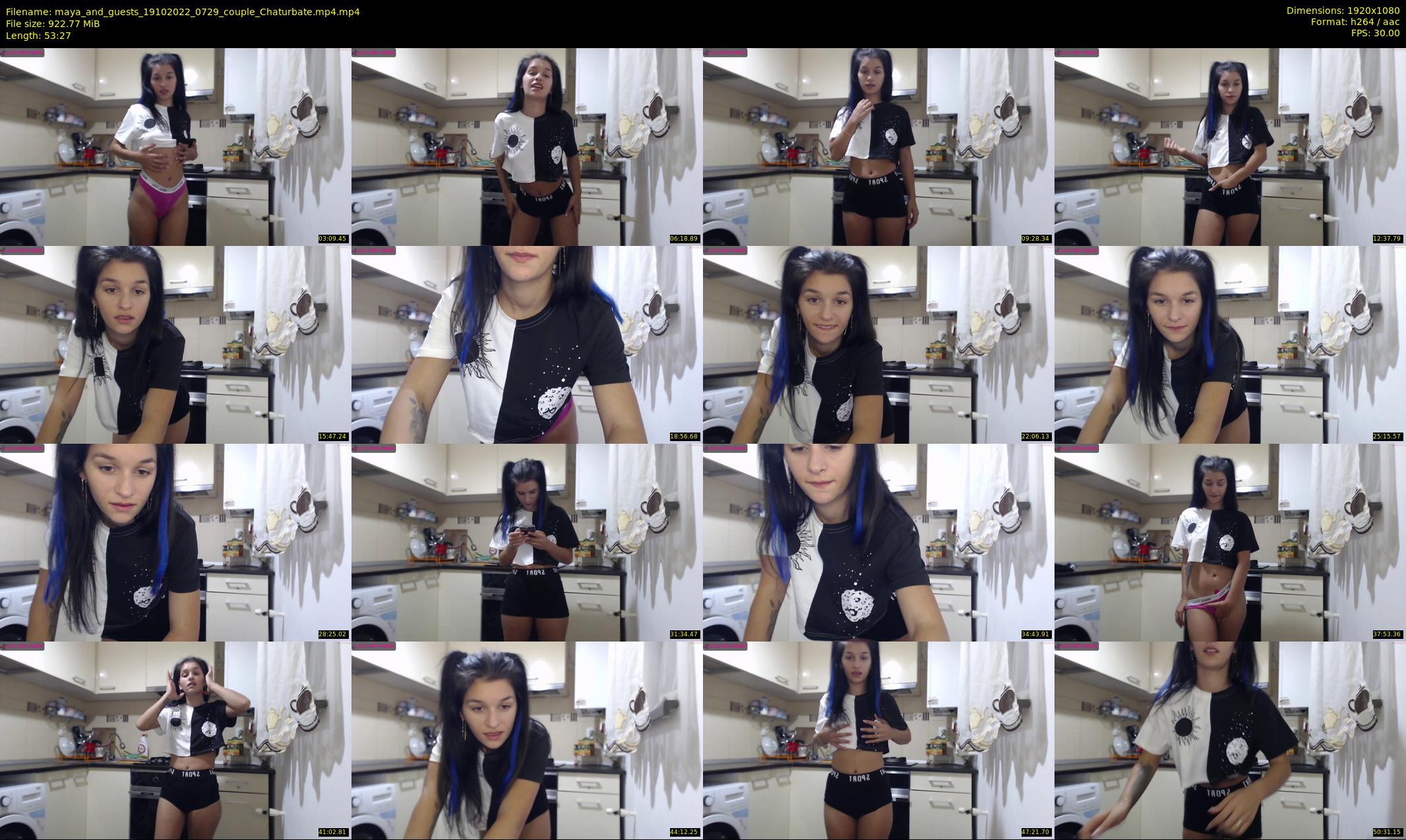 maya_and_guests — 54 minute Chaturbate couple cam show recording, 1080p, Oct 19, 2022