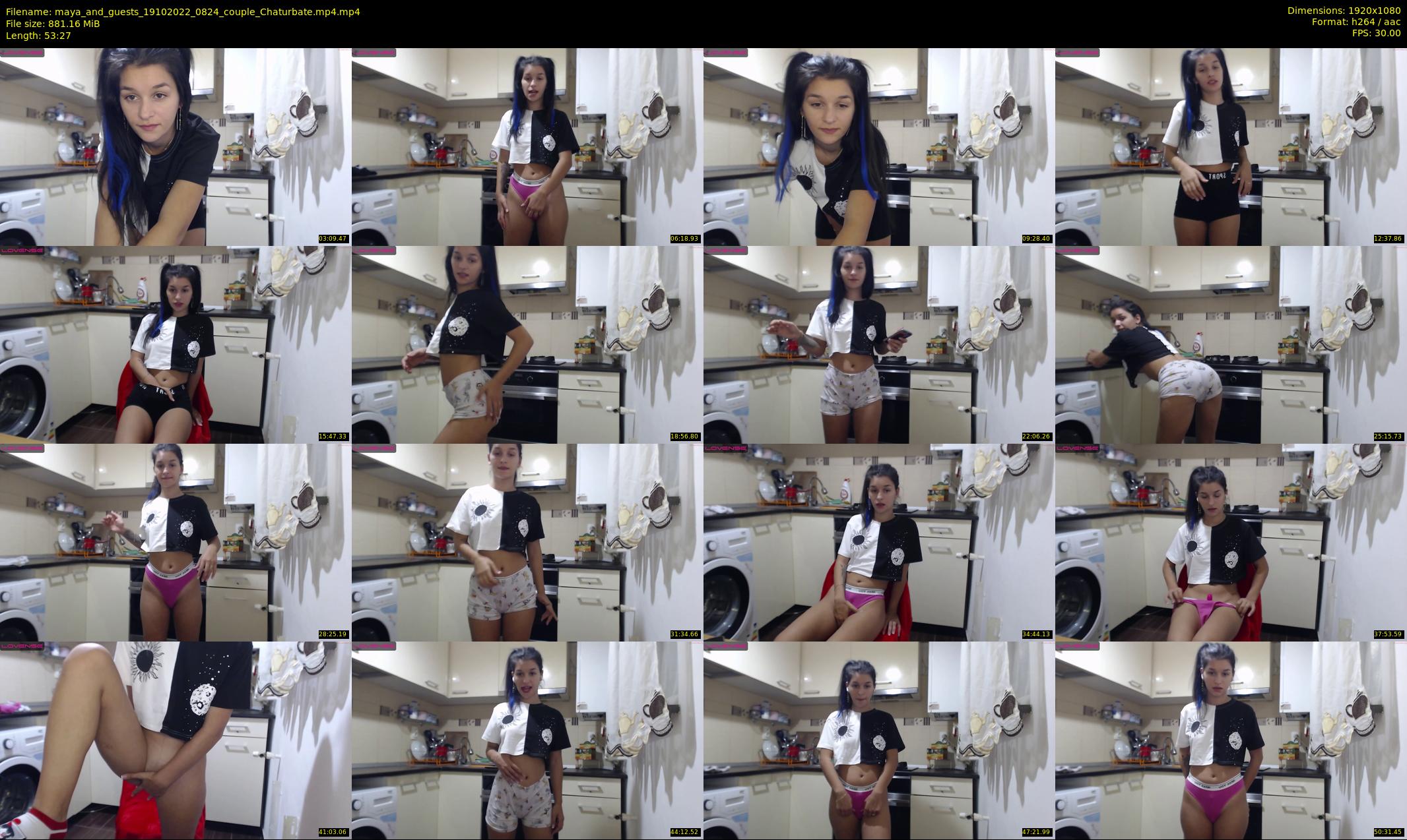 maya_and_guests — 54 minute Chaturbate couple cam show recording, 1080p, Oct 19, 2022