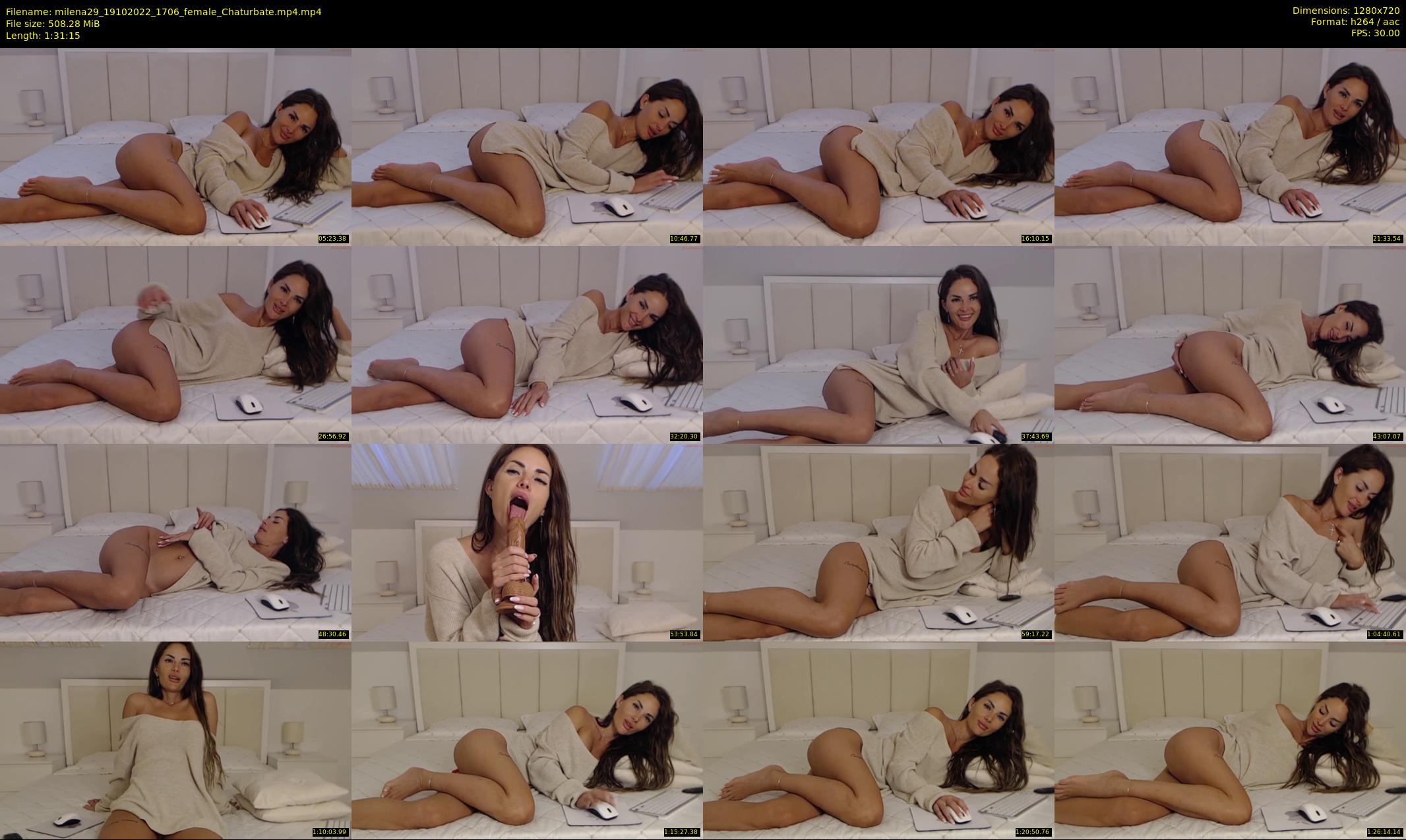 milena29 — 92 minute Chaturbate female cam show recording, 720p, Oct 19, 2022
