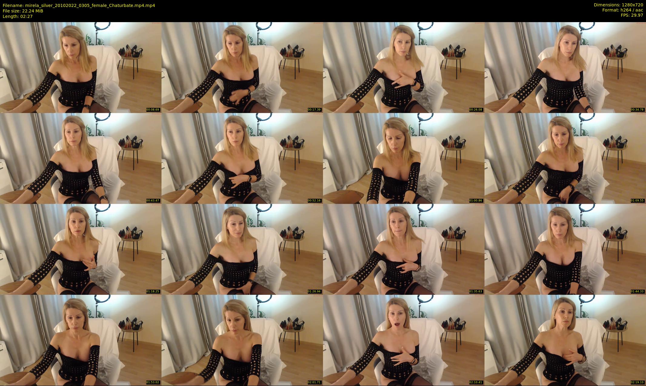 mirela_silver — 3 minute Chaturbate female cam show recording, 720p, Oct 20, 2022
