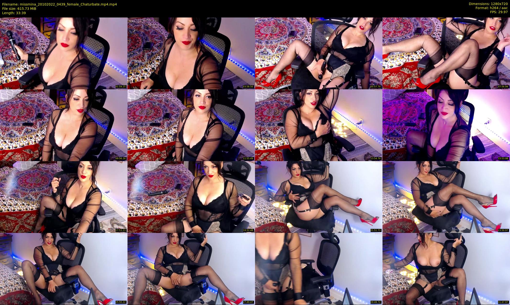 missmina — 34 minute Chaturbate female cam show recording, 720p, Oct 20, 2022