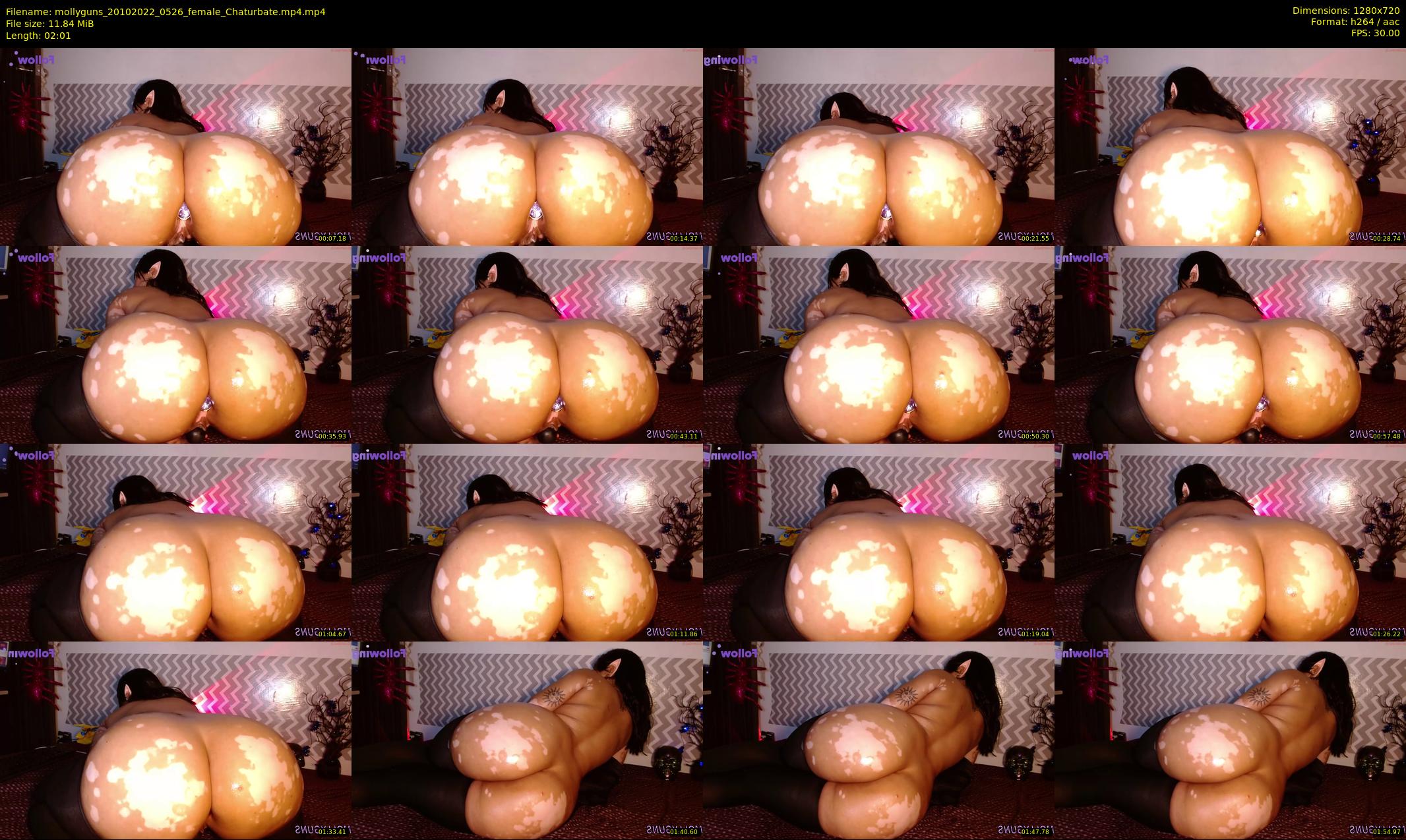 mollyguns — 3 minute Chaturbate female cam show recording, 720p, Oct 20, 2022
