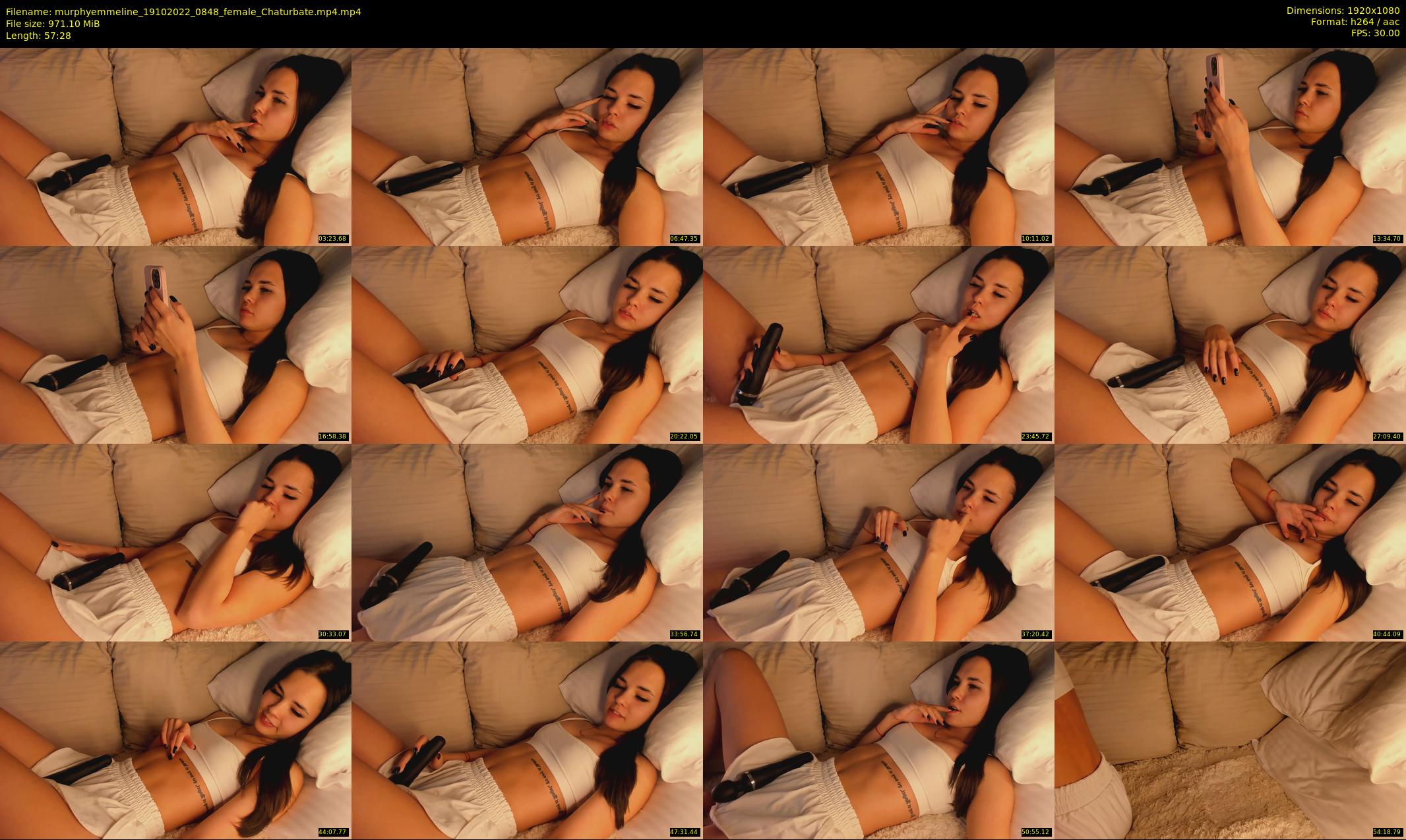 murphyemmeline — 58 minute Chaturbate female cam show recording, 1080p, Oct 19, 2022
