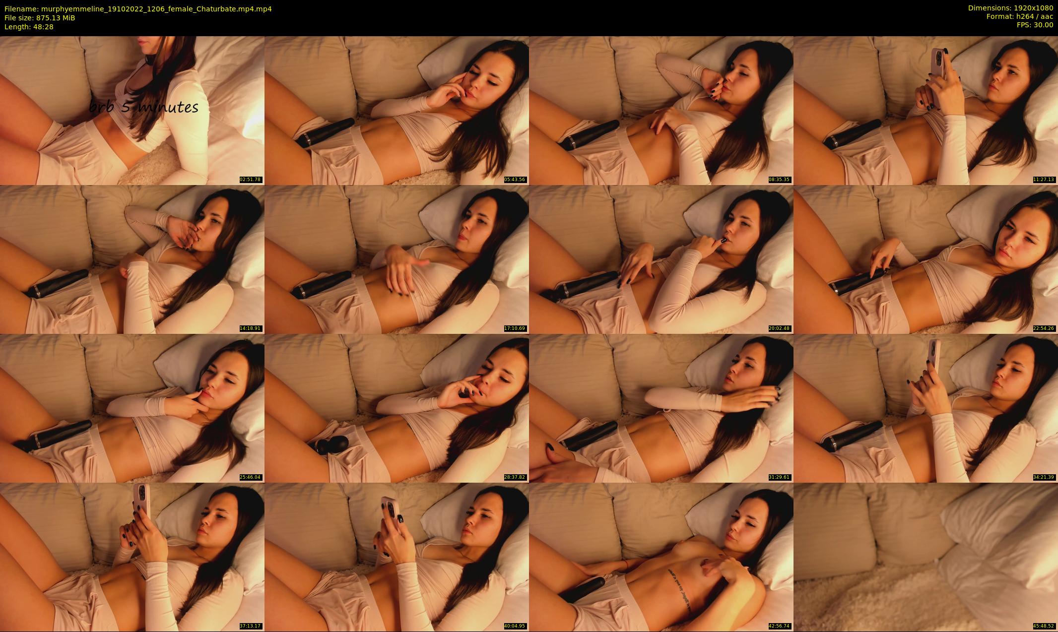 murphyemmeline — 49 minute Chaturbate female cam show recording, 1080p, Oct 19, 2022