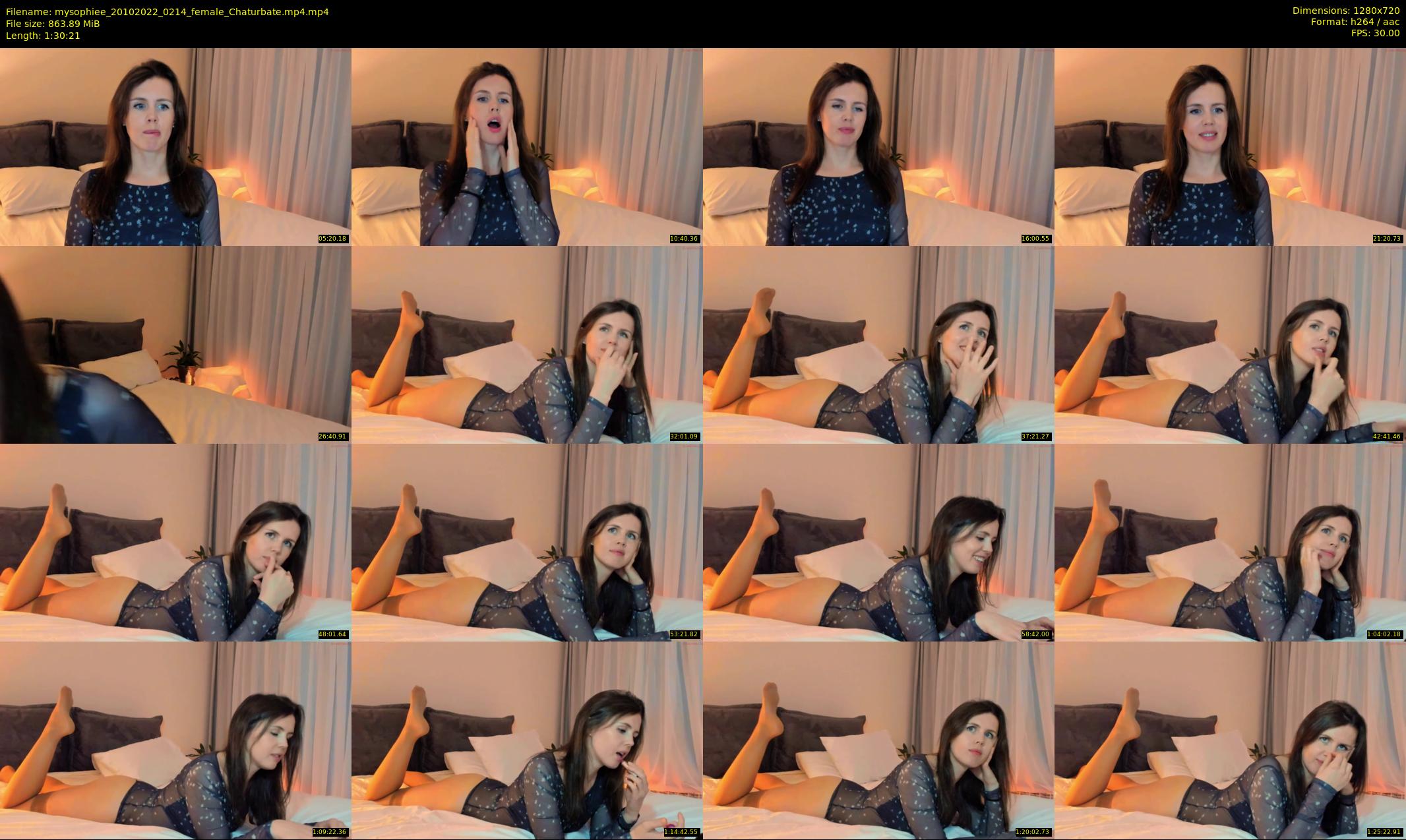 mysophiee — 91 minute Chaturbate female cam show recording, 720p, Oct 20, 2022