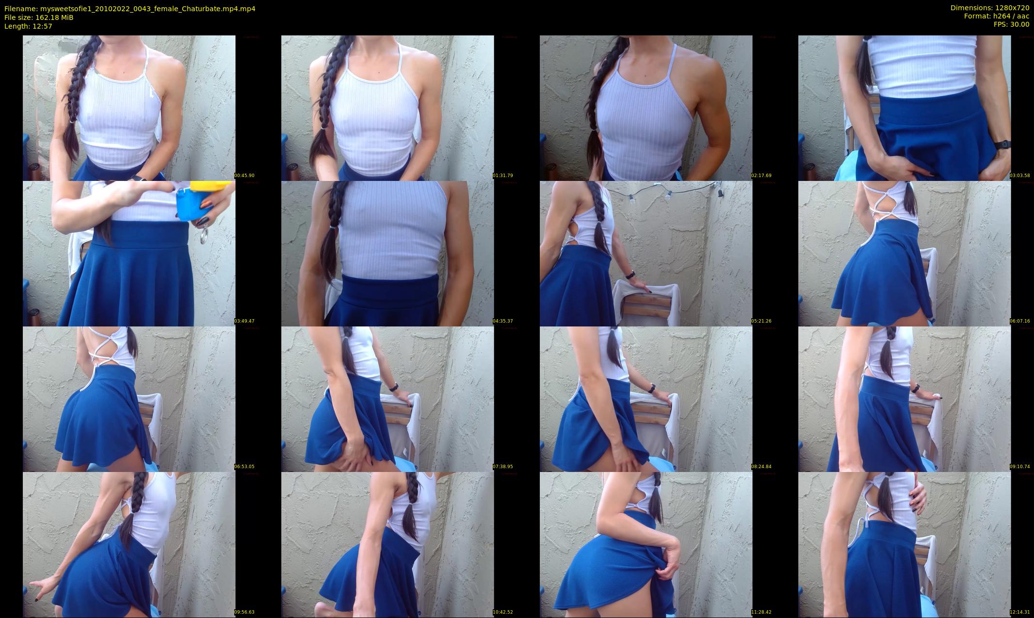 mysweetsofie1 — 13 minute Chaturbate female cam show recording, 720p, Oct 20, 2022