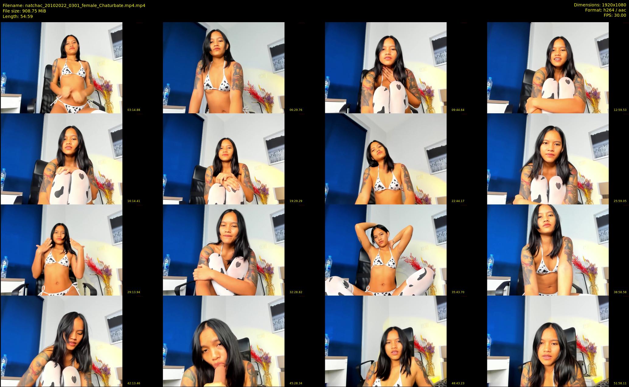 natchac — 55 minute Chaturbate female cam show recording, 1080p, Oct 20, 2022