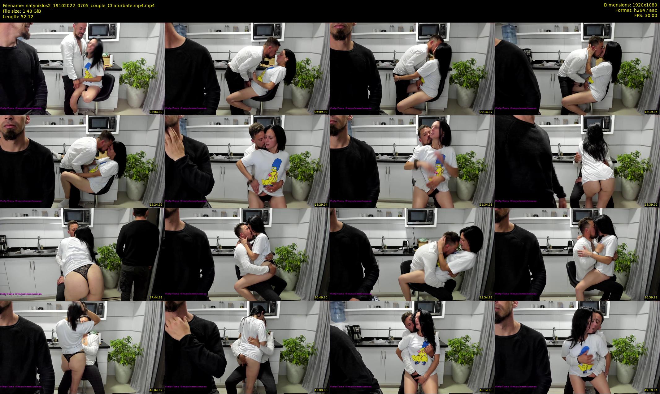 natyniklos2 — 53 minute Chaturbate couple cam show recording, 1080p, Oct 19, 2022