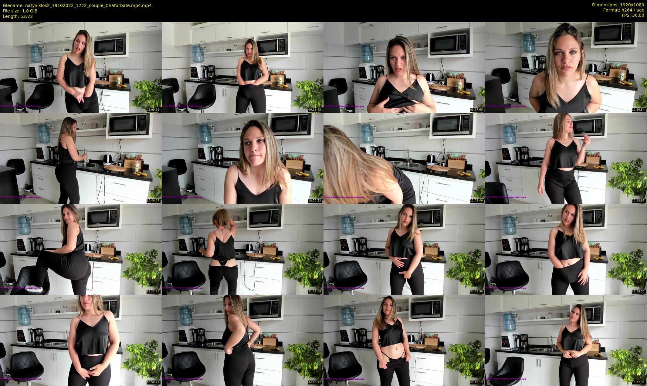 natyniklos2 — 54 minute Chaturbate couple cam show recording, 1080p, Oct 19, 2022