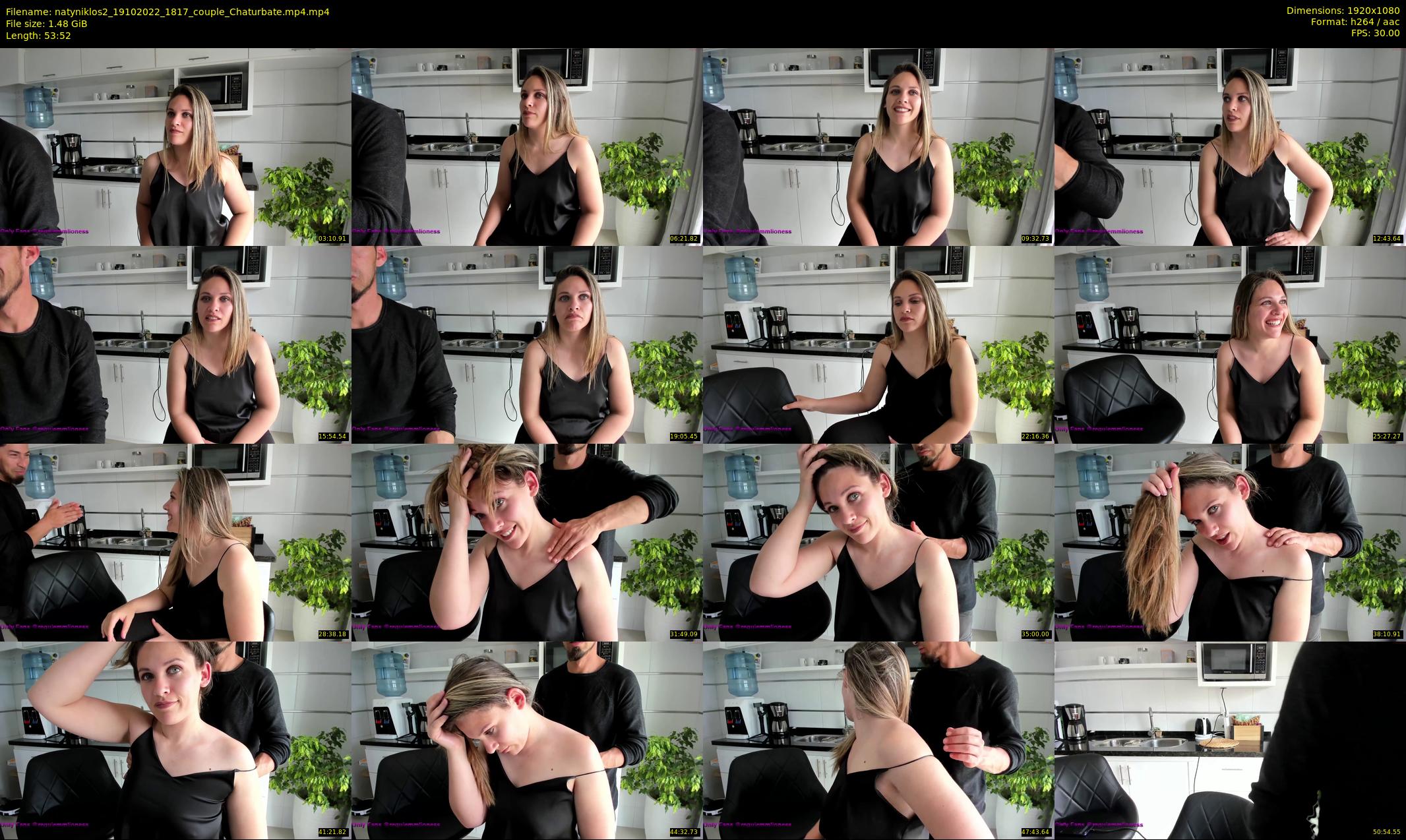 natyniklos2 — 54 minute Chaturbate couple cam show recording, 1080p, Oct 19, 2022