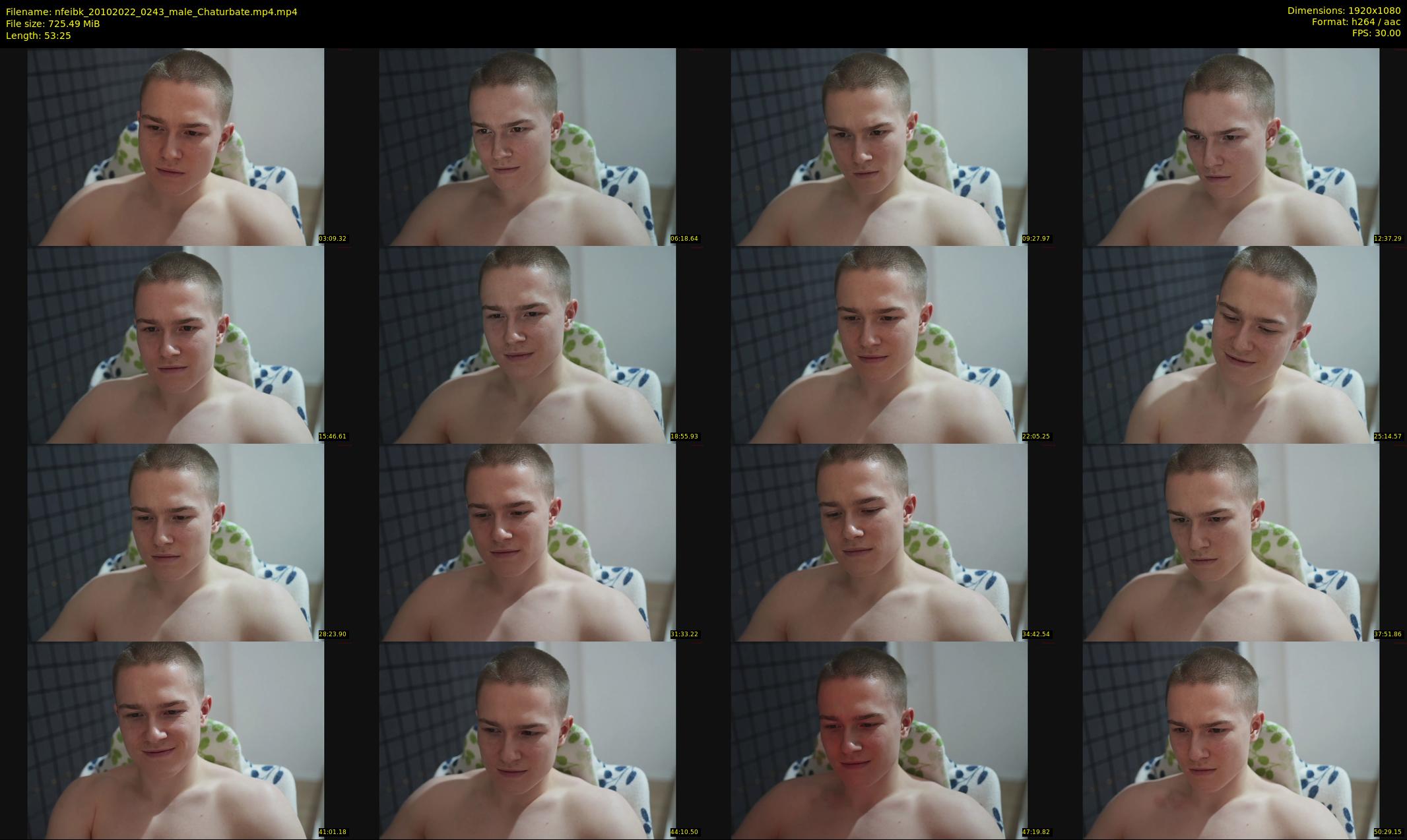 nfeibk — 54 minute Chaturbate male cam show recording, 1080p, Oct 20, 2022