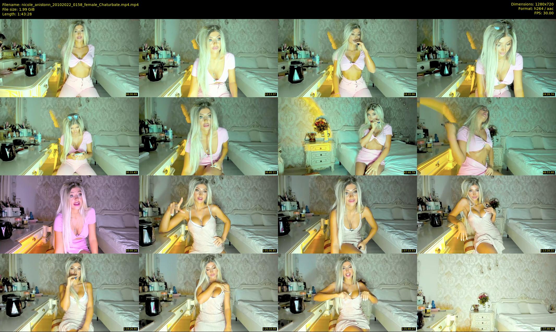 nicole_anistonn — 104 minute Chaturbate female cam show recording, 720p, Oct 20, 2022