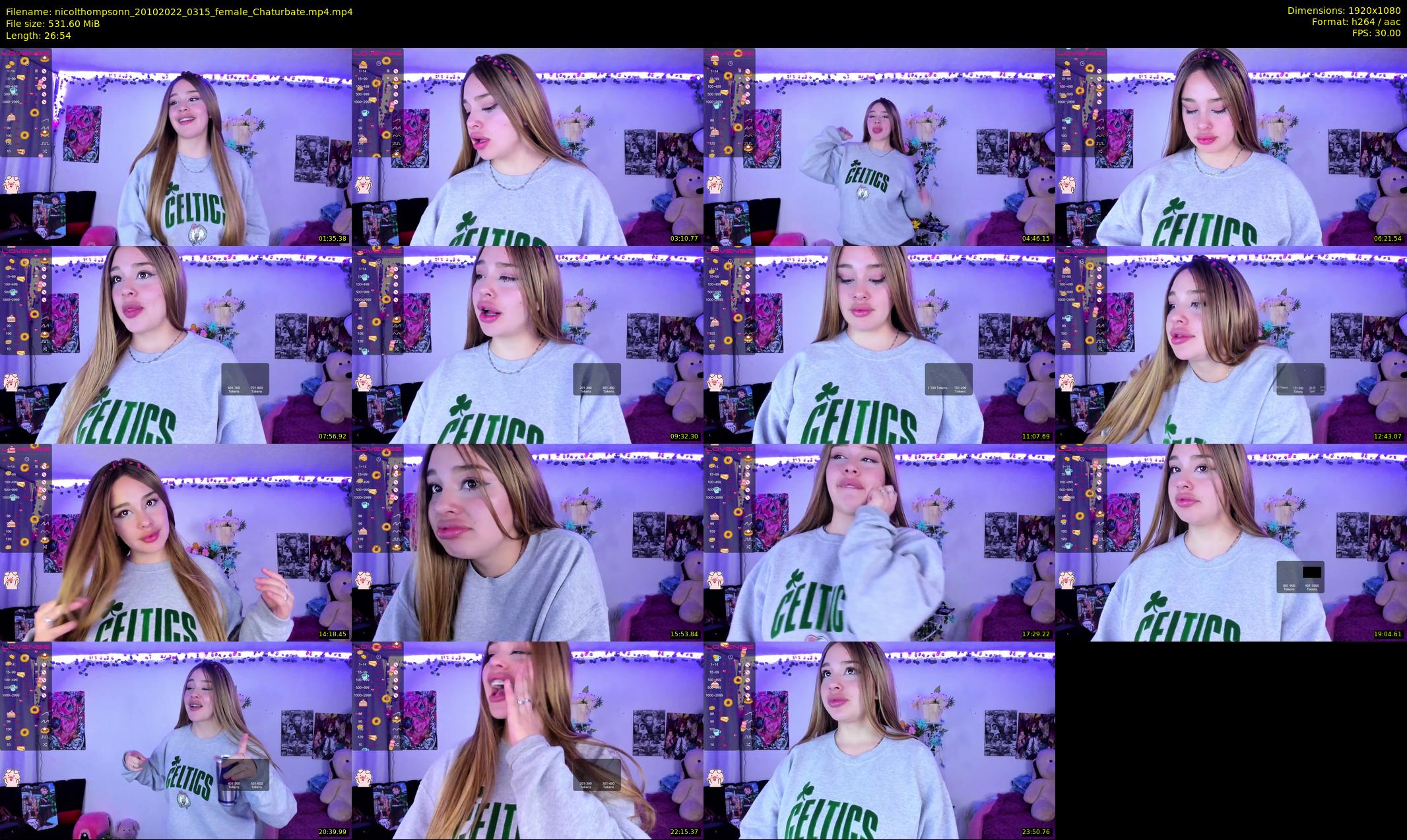 nicolthompsonn — 27 minute Chaturbate female cam show recording, 1080p, Oct 20, 2022