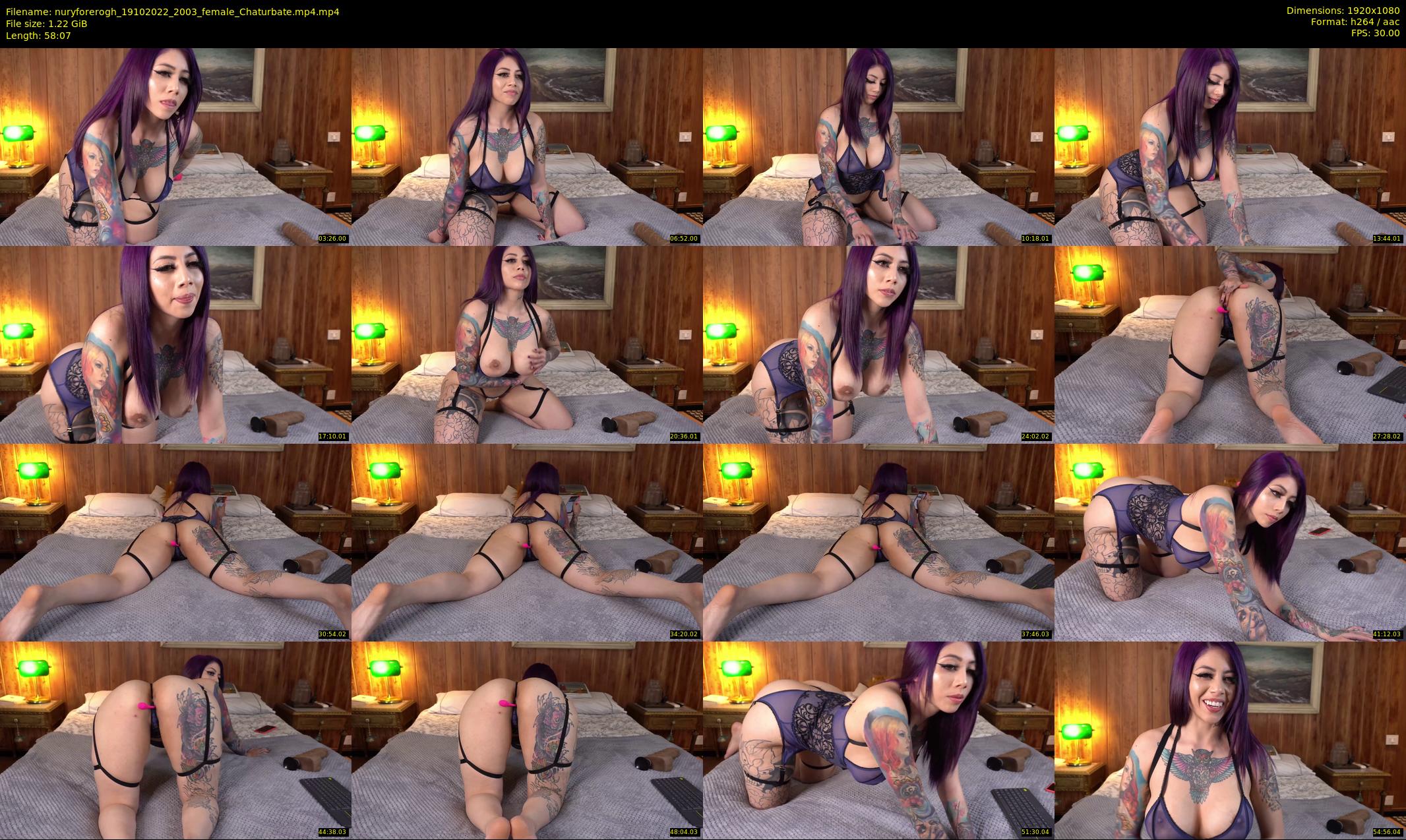 nuryforerogh — 59 minute Chaturbate female cam show recording, 1080p, Oct 19, 2022