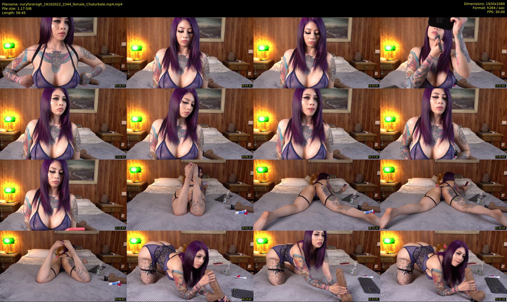 nuryforerogh — 59 minute Chaturbate female cam show recording, 1080p, Oct 19, 2022