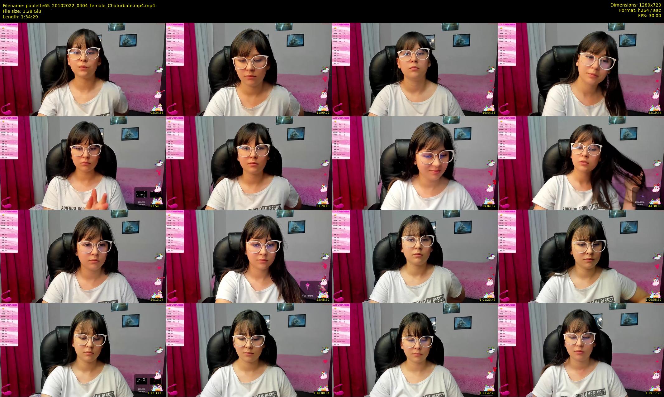 paulette65 — 95 minute Chaturbate female cam show recording, 720p, Oct 20, 2022