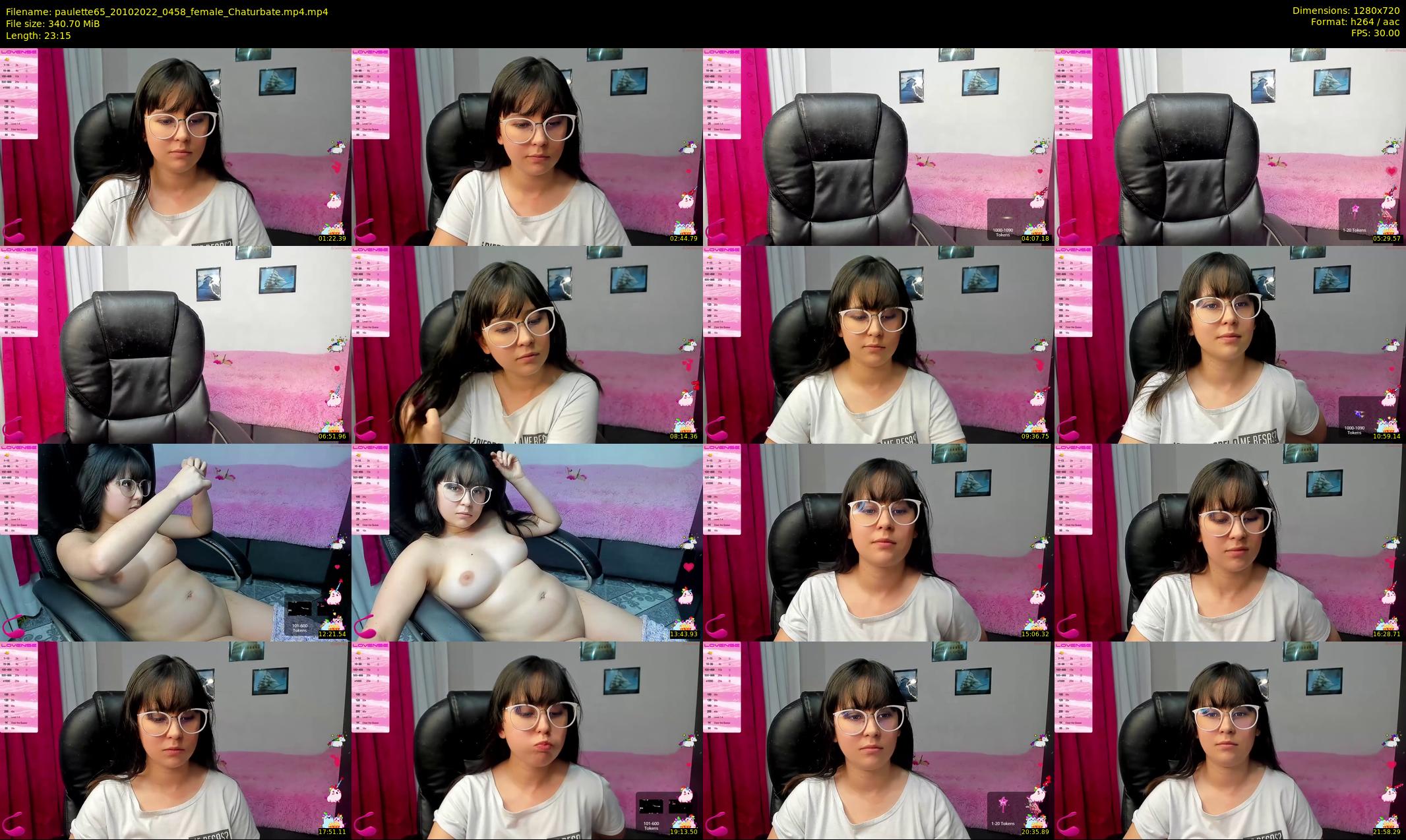 paulette65 — 24 minute Chaturbate female cam show recording, 720p, Oct 20, 2022