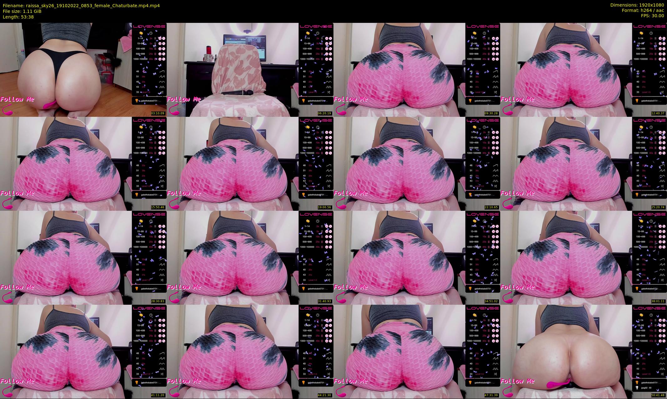 raissa_sky26 — 54 minute Chaturbate female cam show recording, 1080p, Oct 19, 2022