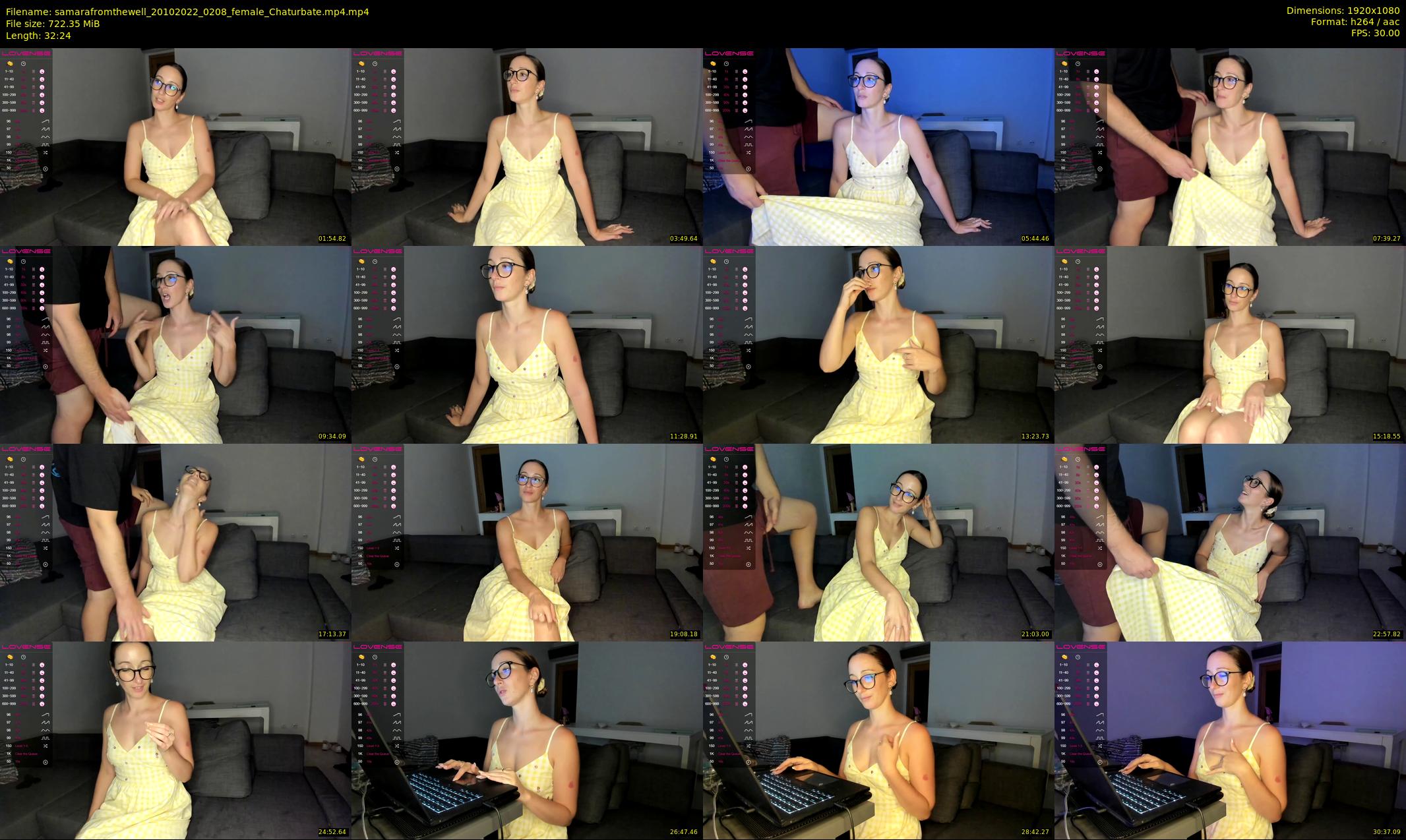 samarafromthewell — 33 minute Chaturbate female cam show recording, 1080p, Oct 20, 2022