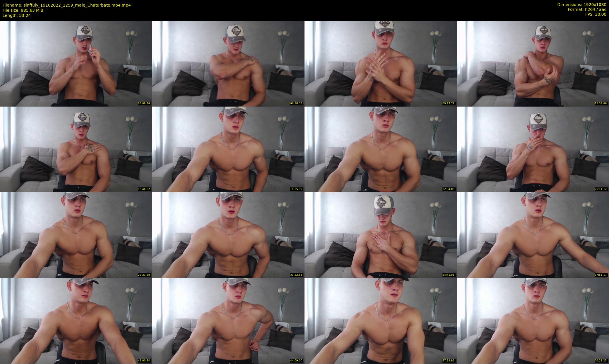 sinffuly — 54 minute Chaturbate male cam show recording, 1080p, Oct 19, 2022