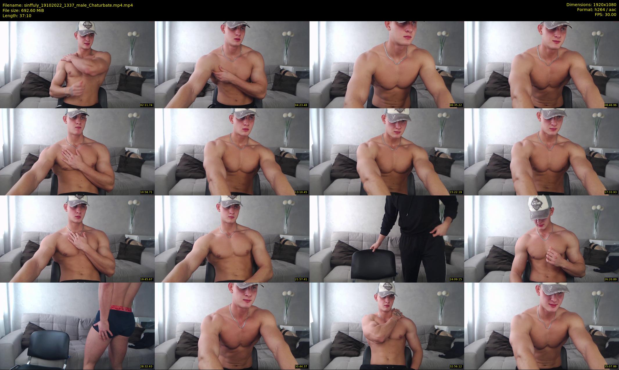 sinffuly — 38 minute Chaturbate male cam show recording, 1080p, Oct 19, 2022