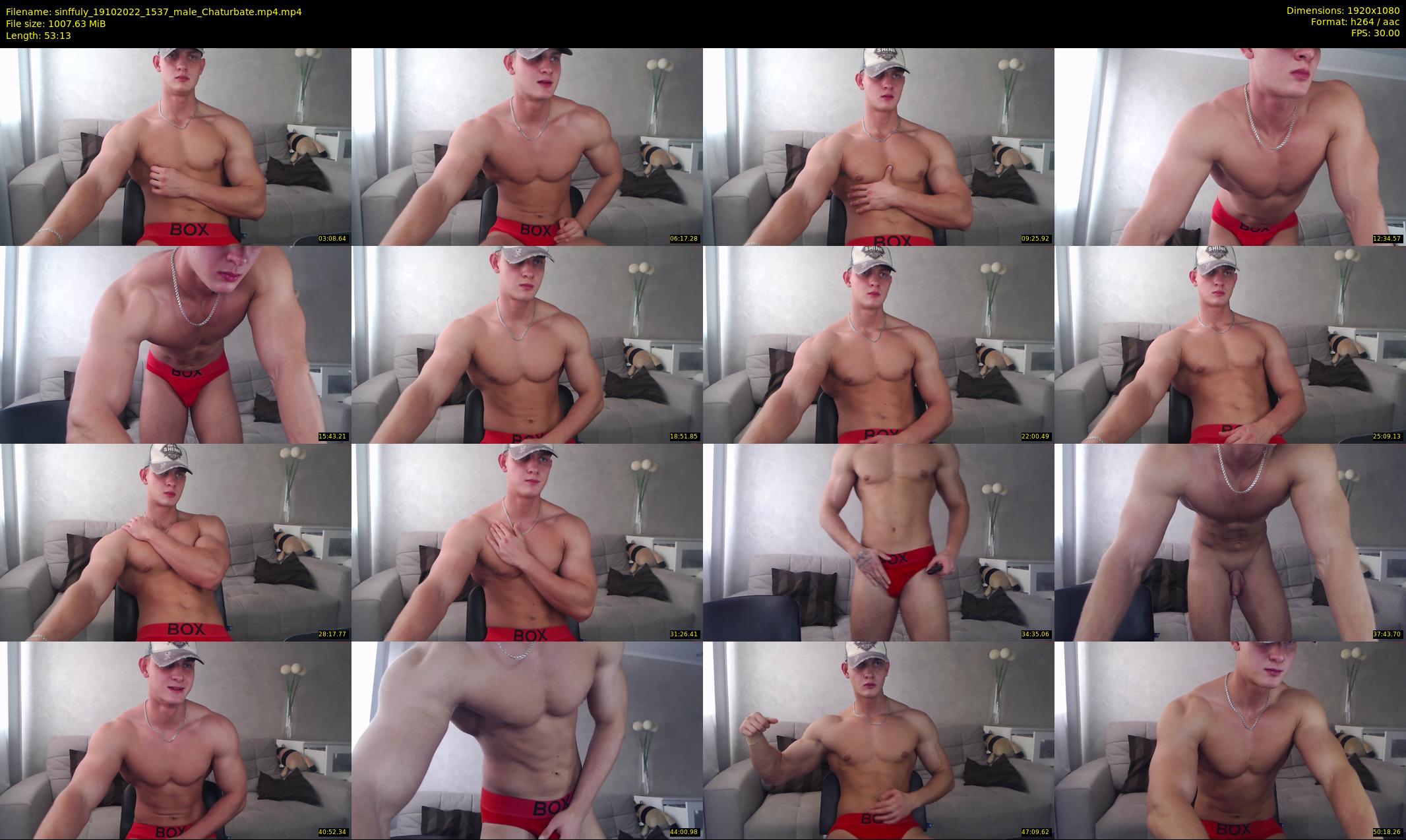 sinffuly — 54 minute Chaturbate male cam show recording, 1080p, Oct 19, 2022