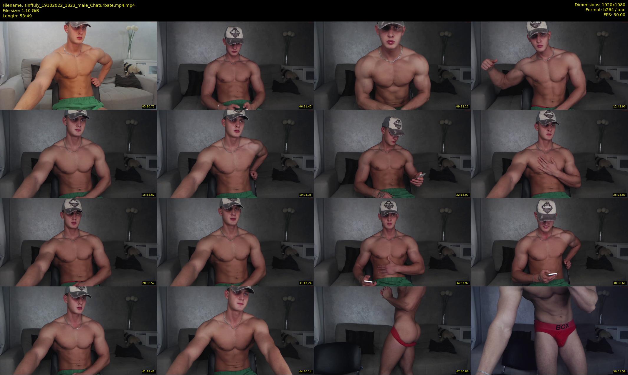 sinffuly — 54 minute Chaturbate male cam show recording, 1080p, Oct 19, 2022