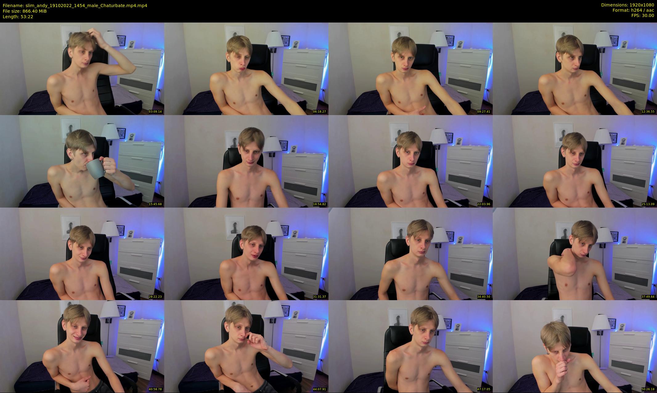 slim_andy — 54 minute Chaturbate male cam show recording, 1080p, Oct 19, 2022