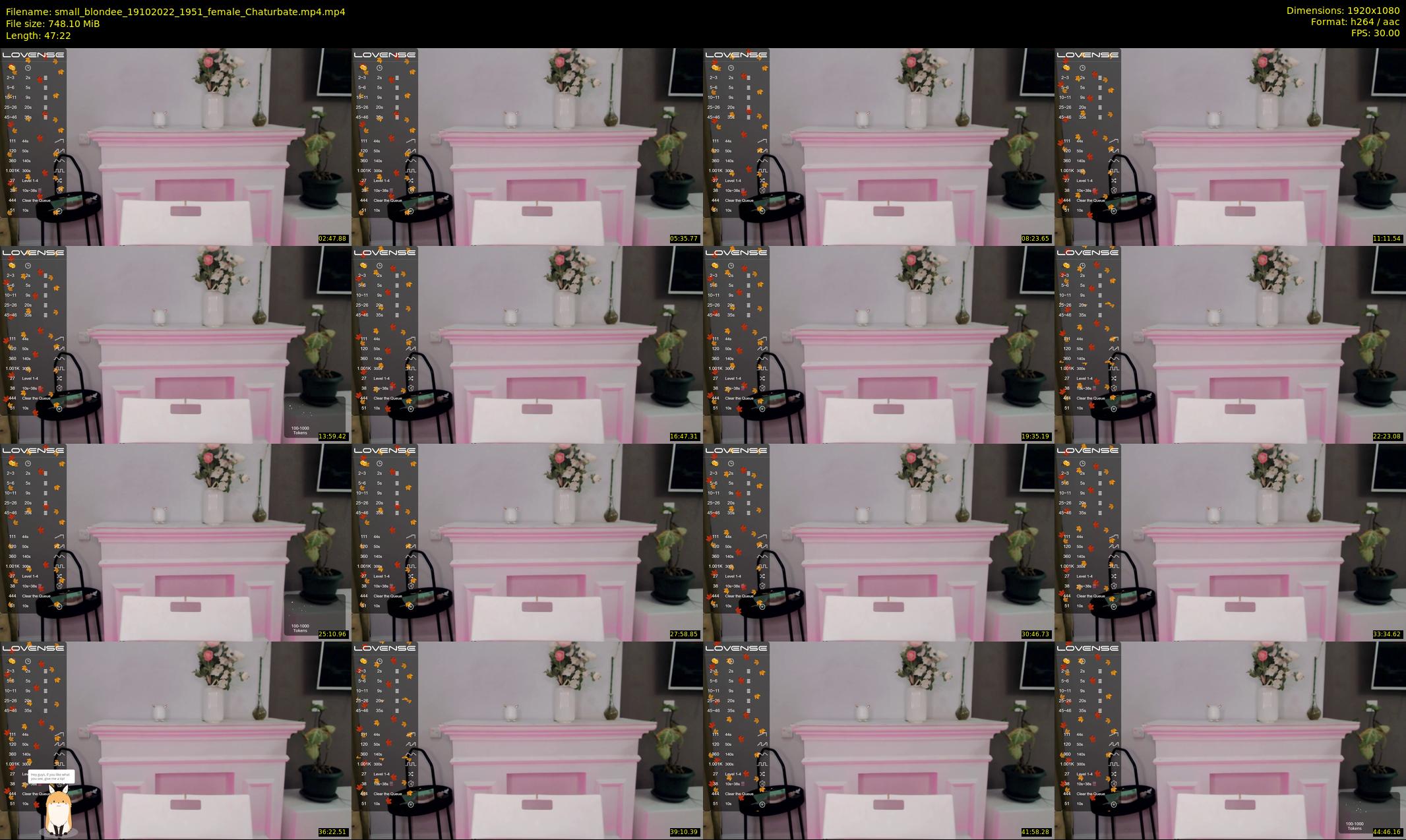 small_blondee — 48 minute Chaturbate female cam show recording, 1080p, Oct 19, 2022