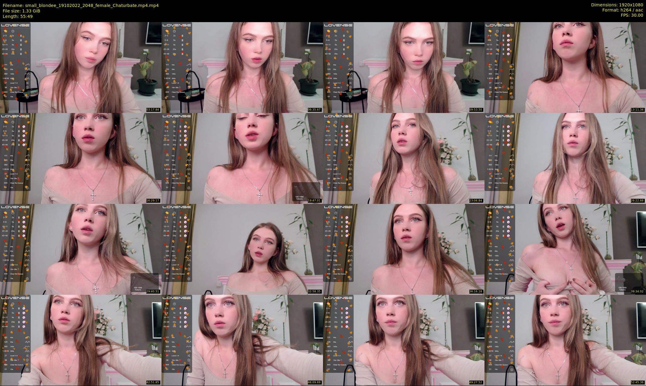 small_blondee — 56 minute Chaturbate female cam show recording, 1080p, Oct 19, 2022