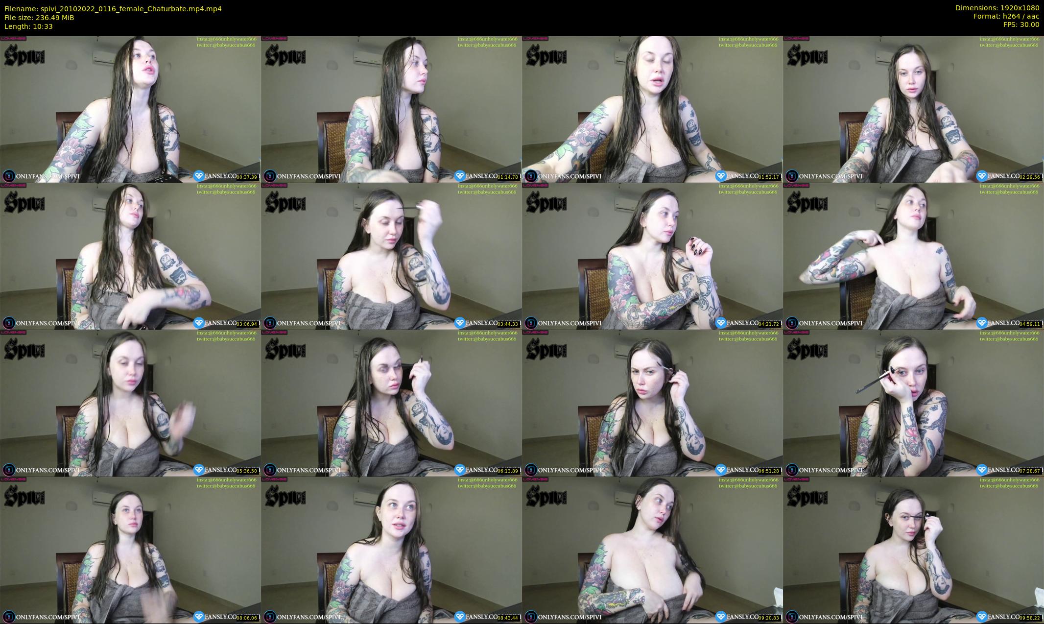 spivi — 11 minute Chaturbate female cam show recording, 1080p, Oct 20, 2022