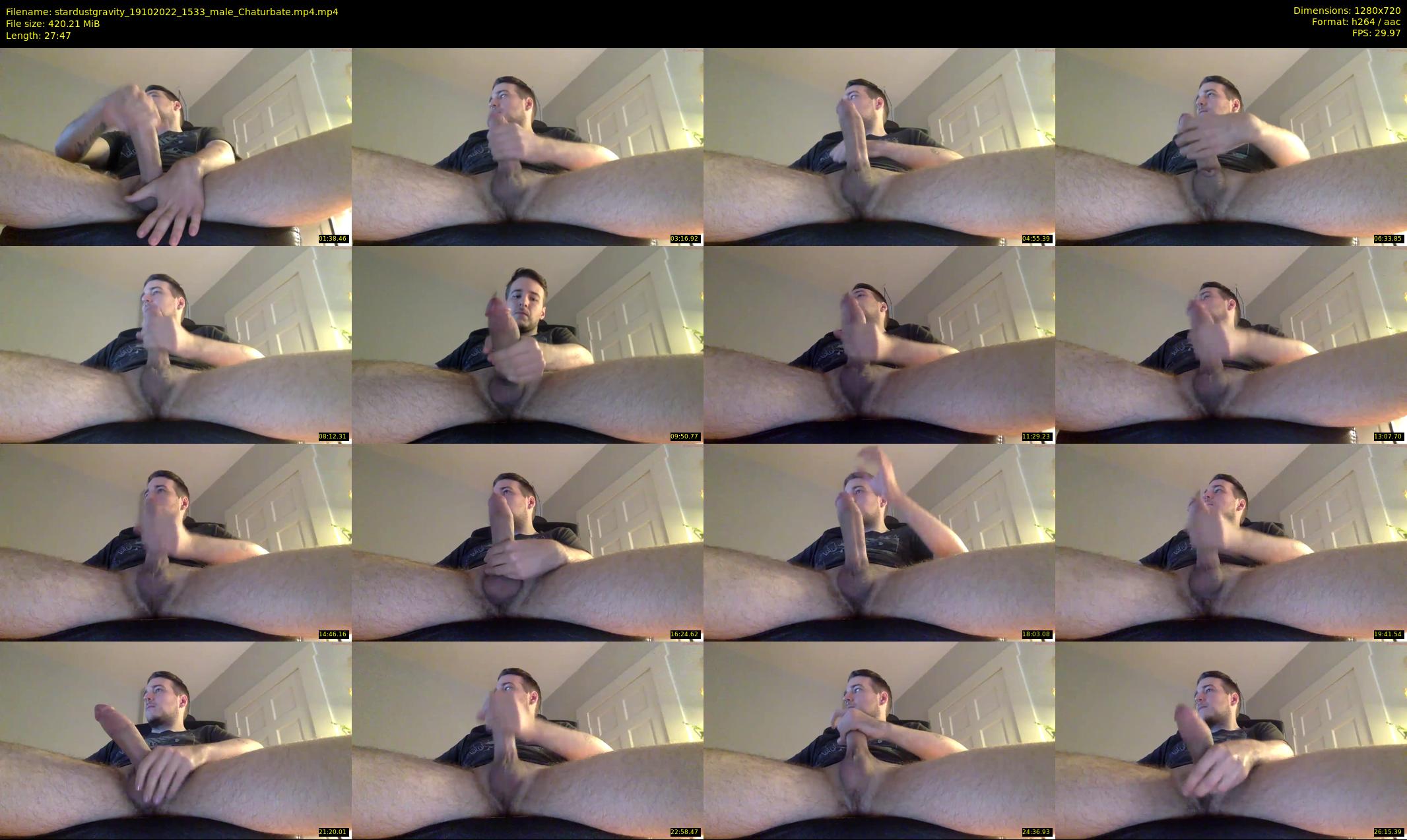 stardustgravity — 28 minute Chaturbate male cam show recording, 720p, Oct 19, 2022