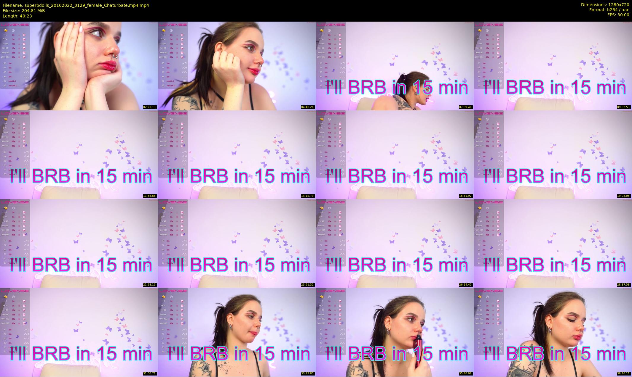 superbdolls — 41 minute Chaturbate couple cam show recording, 720p, Oct 20, 2022