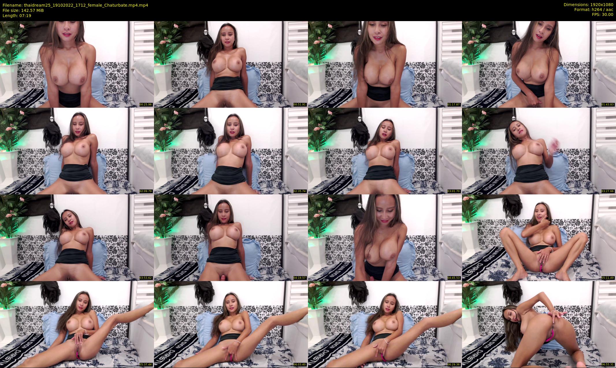 thaidream25 — 8 minute Chaturbate female cam show recording, 1080p, Oct 19, 2022