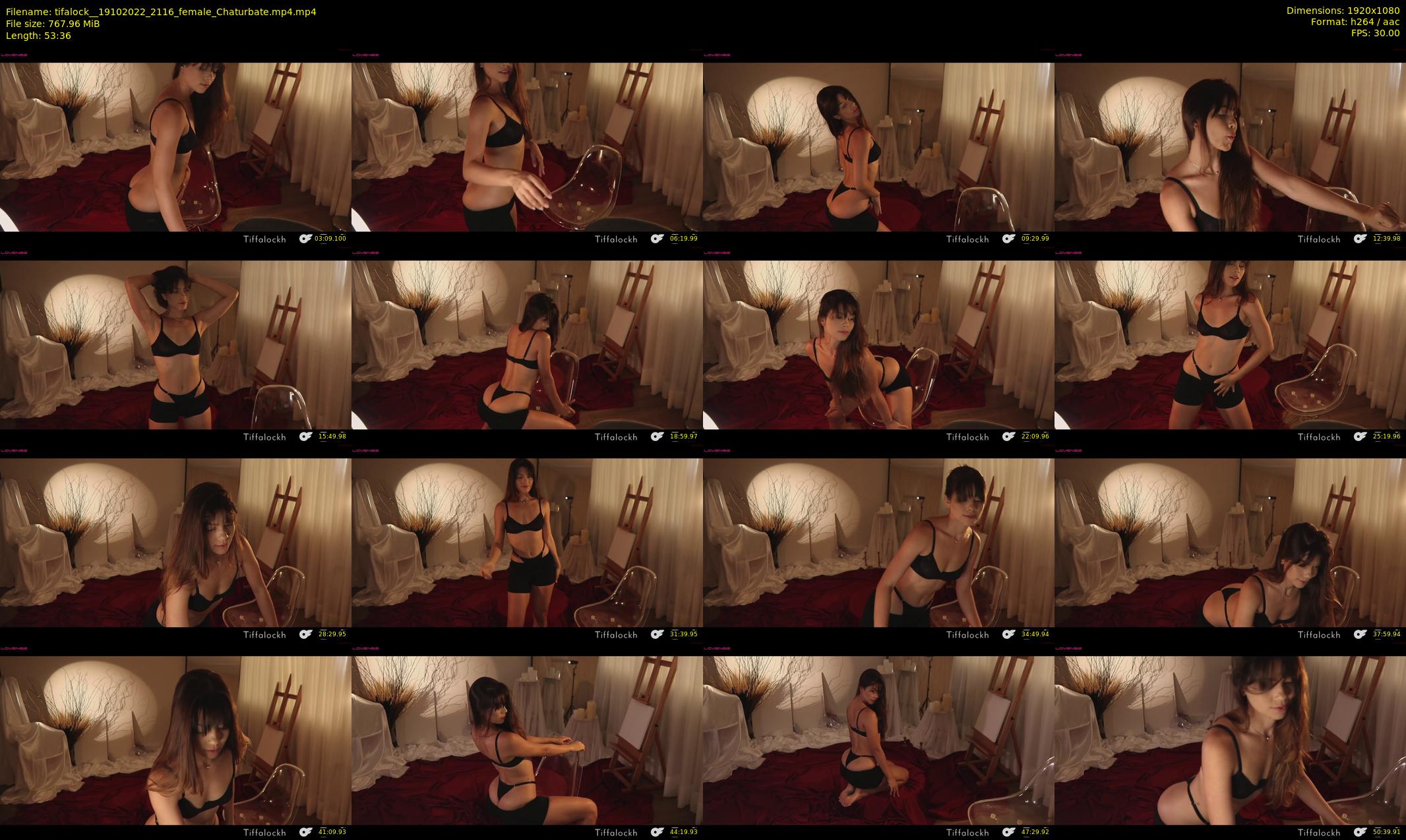 tifalock_ — 54 minute Chaturbate female cam show recording, 1080p, Oct 19, 2022