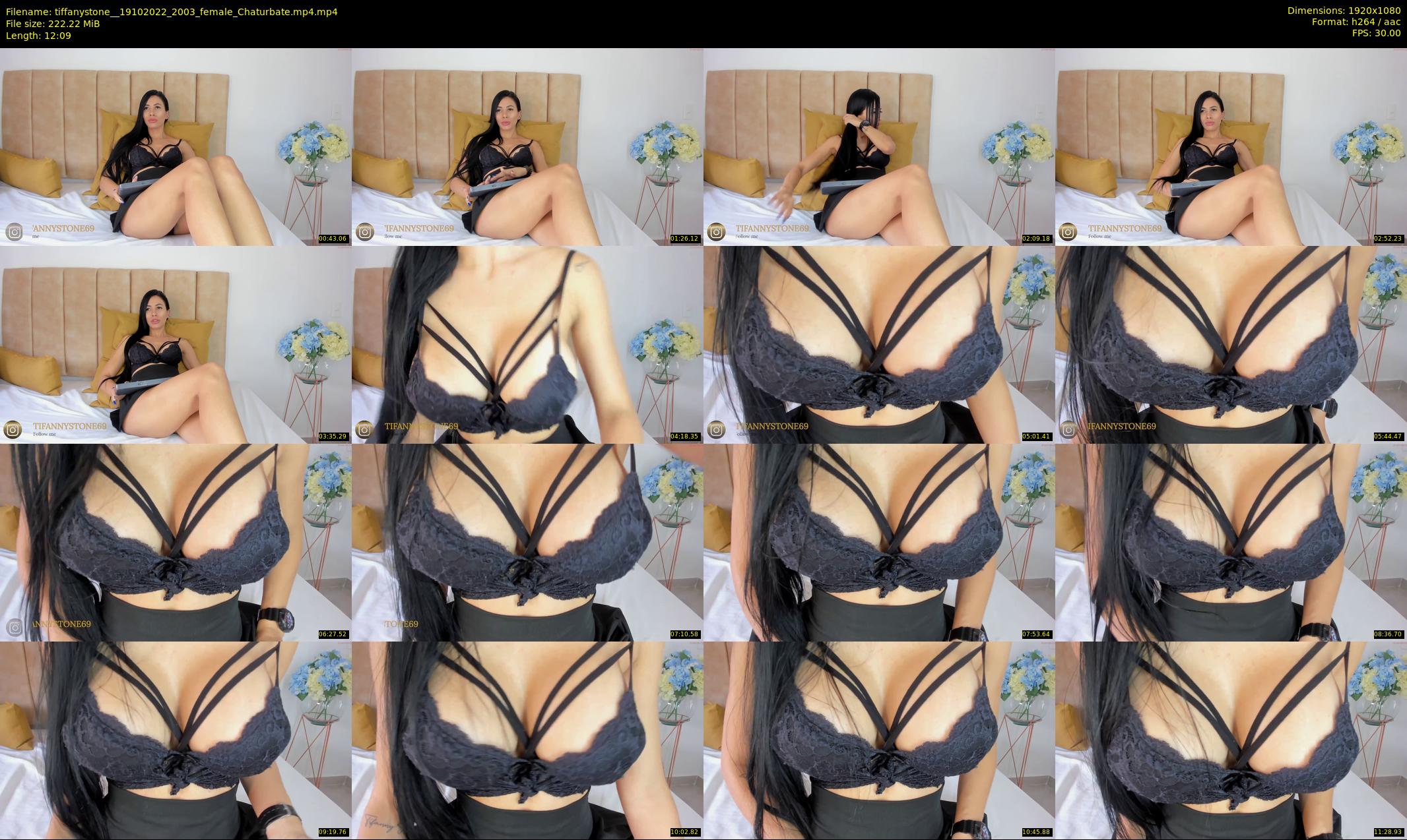tiffanystone_ — 13 minute Chaturbate female cam show recording, 1080p, Oct 19, 2022