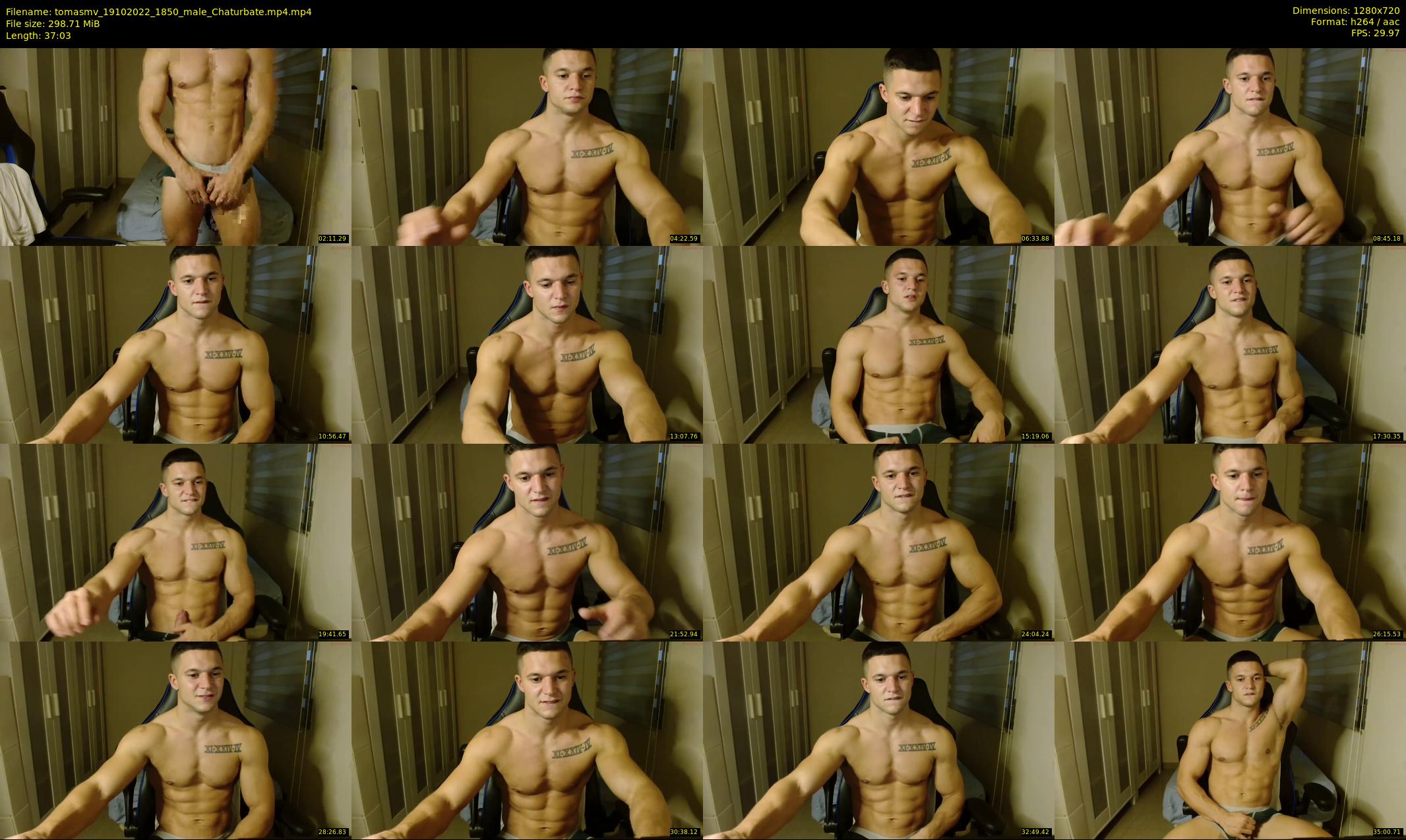 tomasmv — 38 minute Chaturbate male cam show recording, 720p, Oct 19, 2022