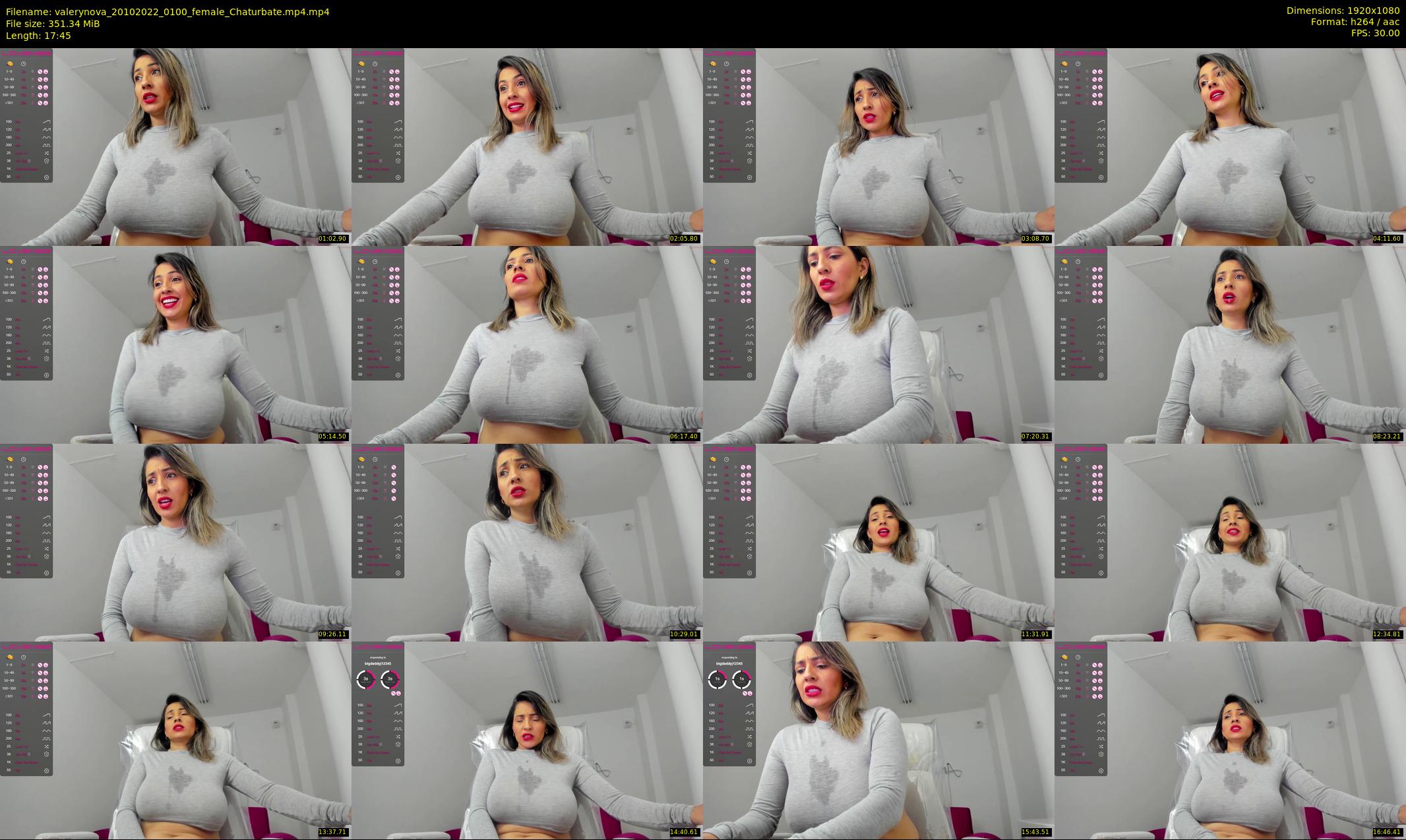valerynova — 18 minute Chaturbate female cam show recording, 1080p, Oct 20, 2022