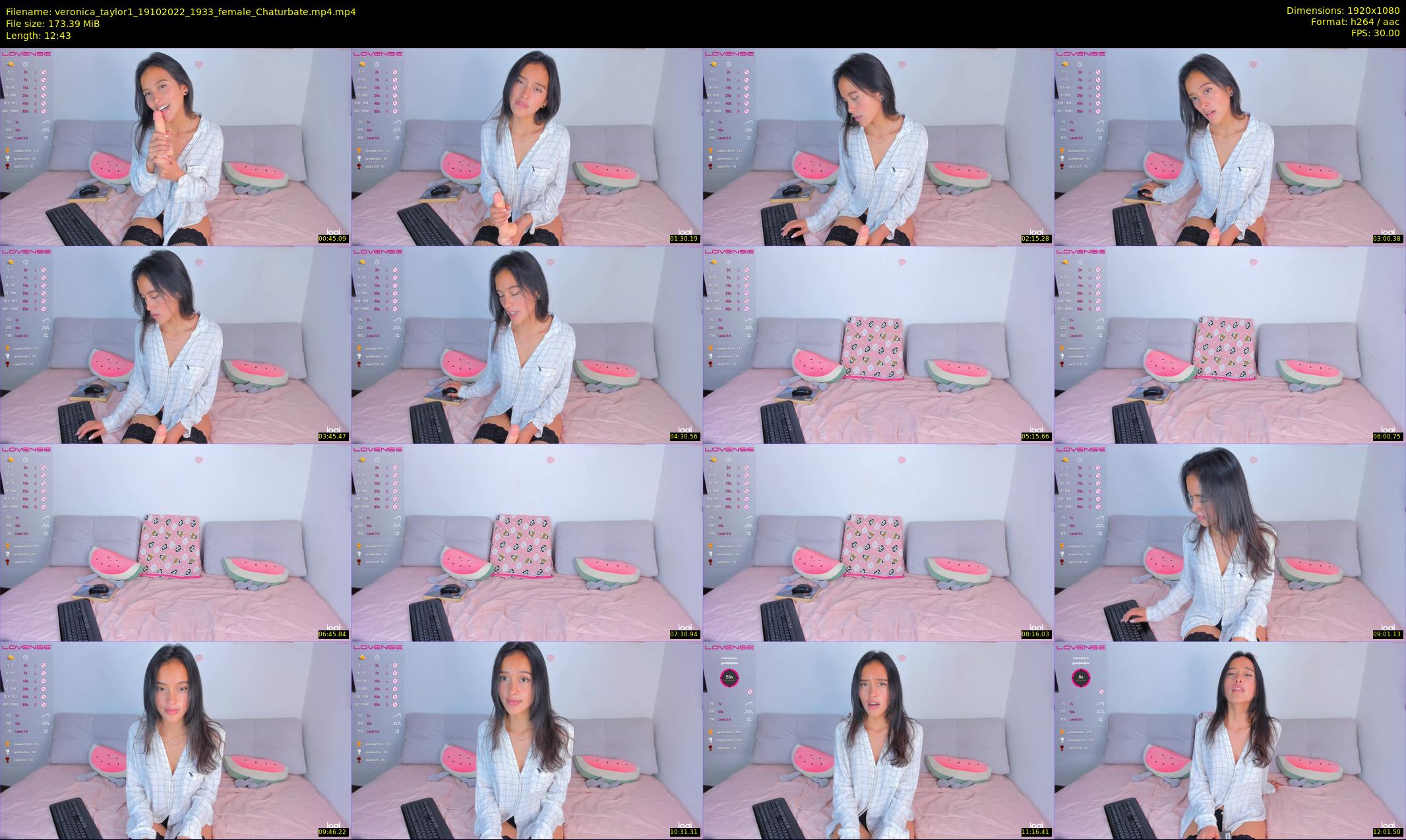veronica_taylor1 — 13 minute Chaturbate female cam show recording, 1080p, Oct 19, 2022