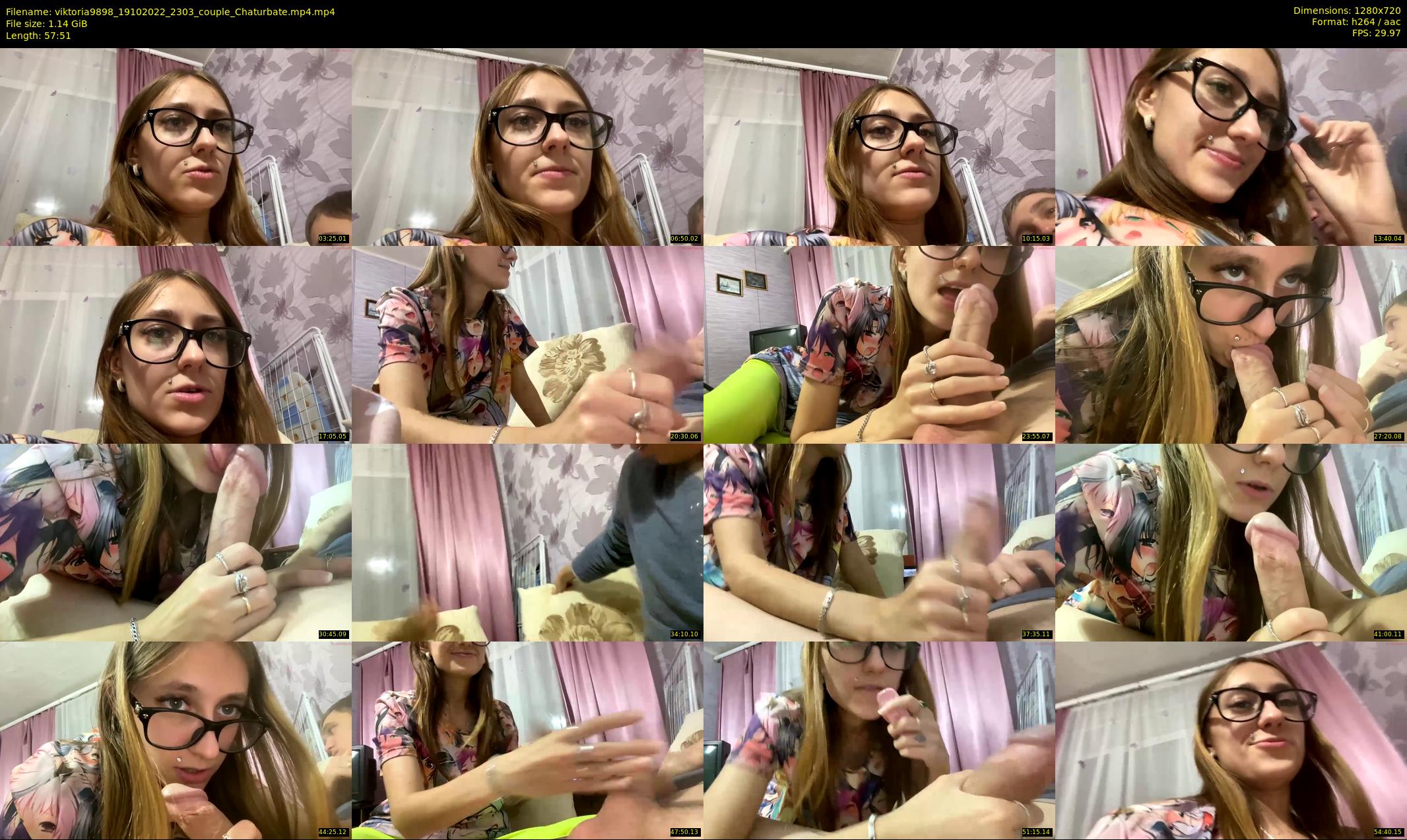 viktoria9898 — 58 minute Chaturbate couple cam show recording, 720p, Oct 19, 2022
