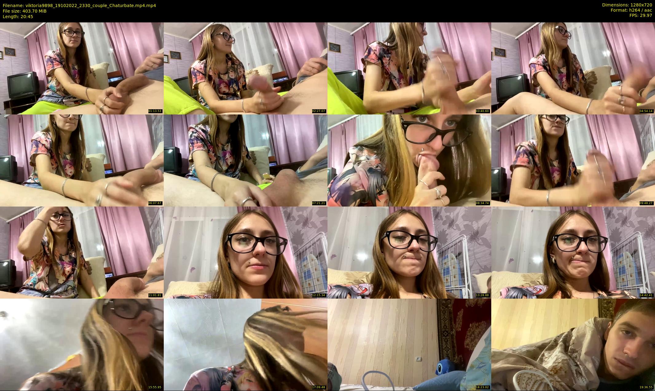 viktoria9898 — 21 minute Chaturbate couple cam show recording, 720p, Oct 19, 2022