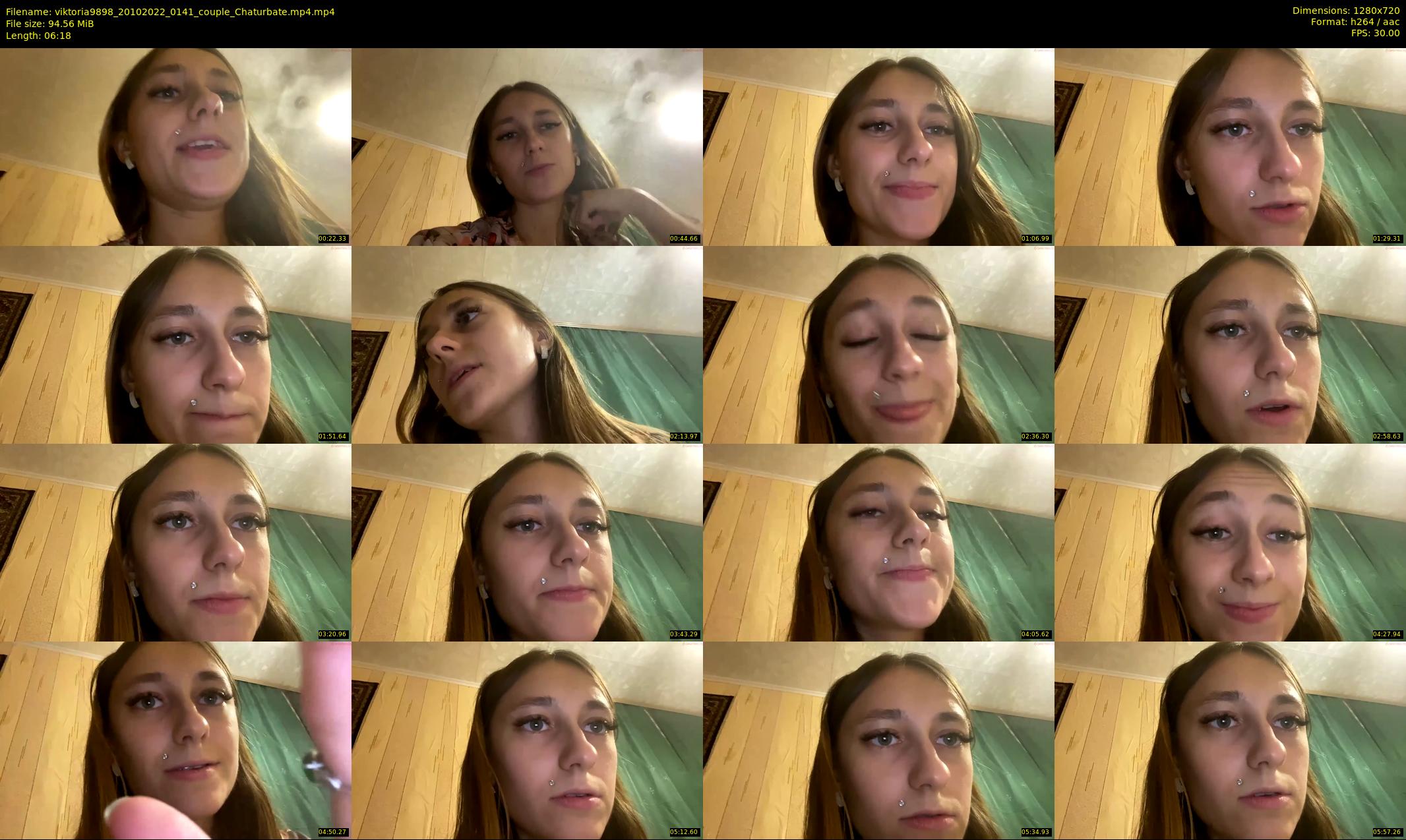 viktoria9898 — 7 minute Chaturbate couple cam show recording, 720p, Oct 20, 2022