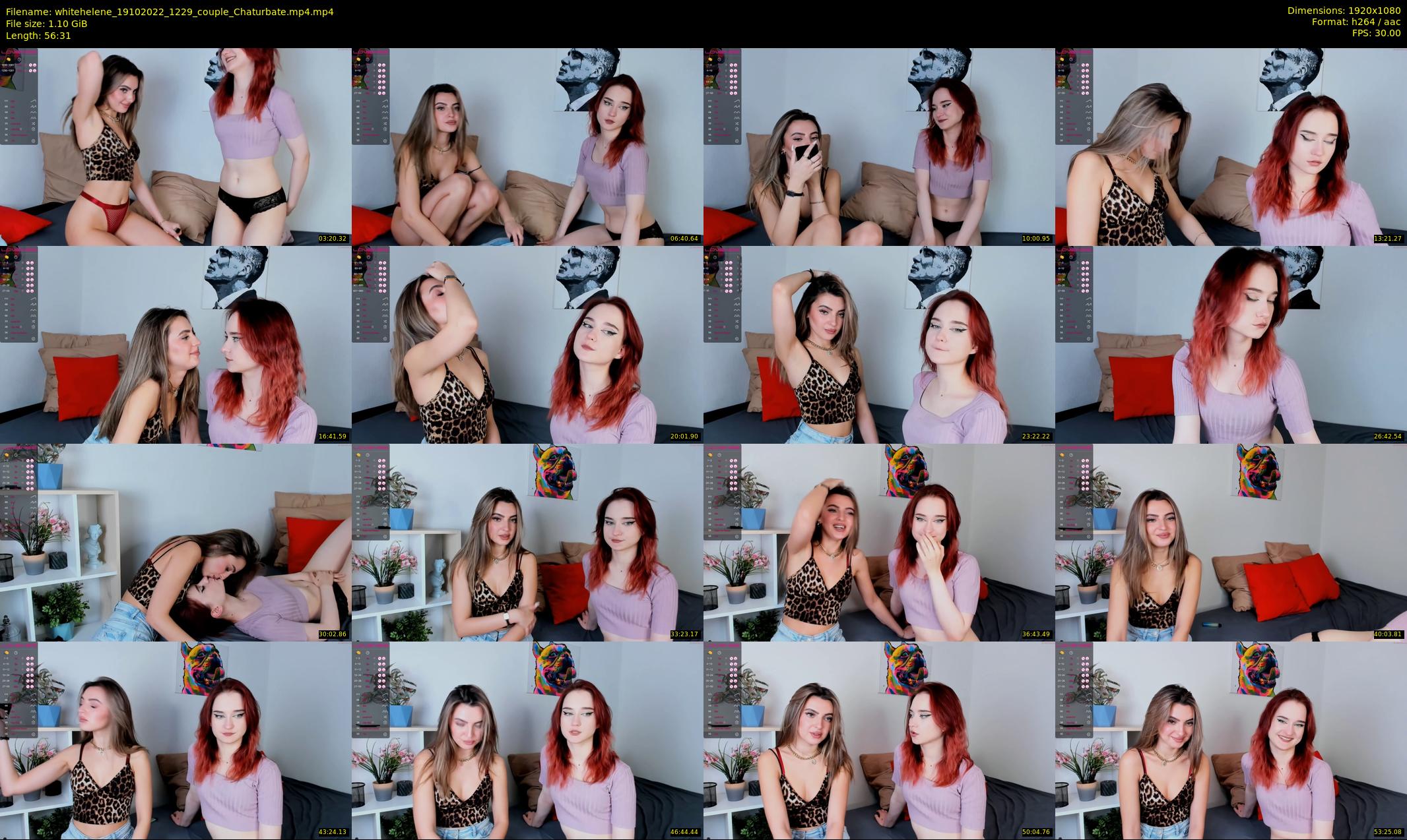 whitehelene — 57 minute Chaturbate female cam show recording, 1080p, Oct 19, 2022