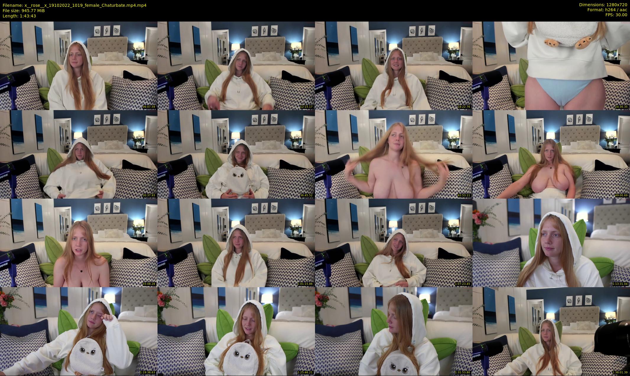 x__rose__x — 104 minute Chaturbate female cam show recording, 720p, Oct 19, 2022