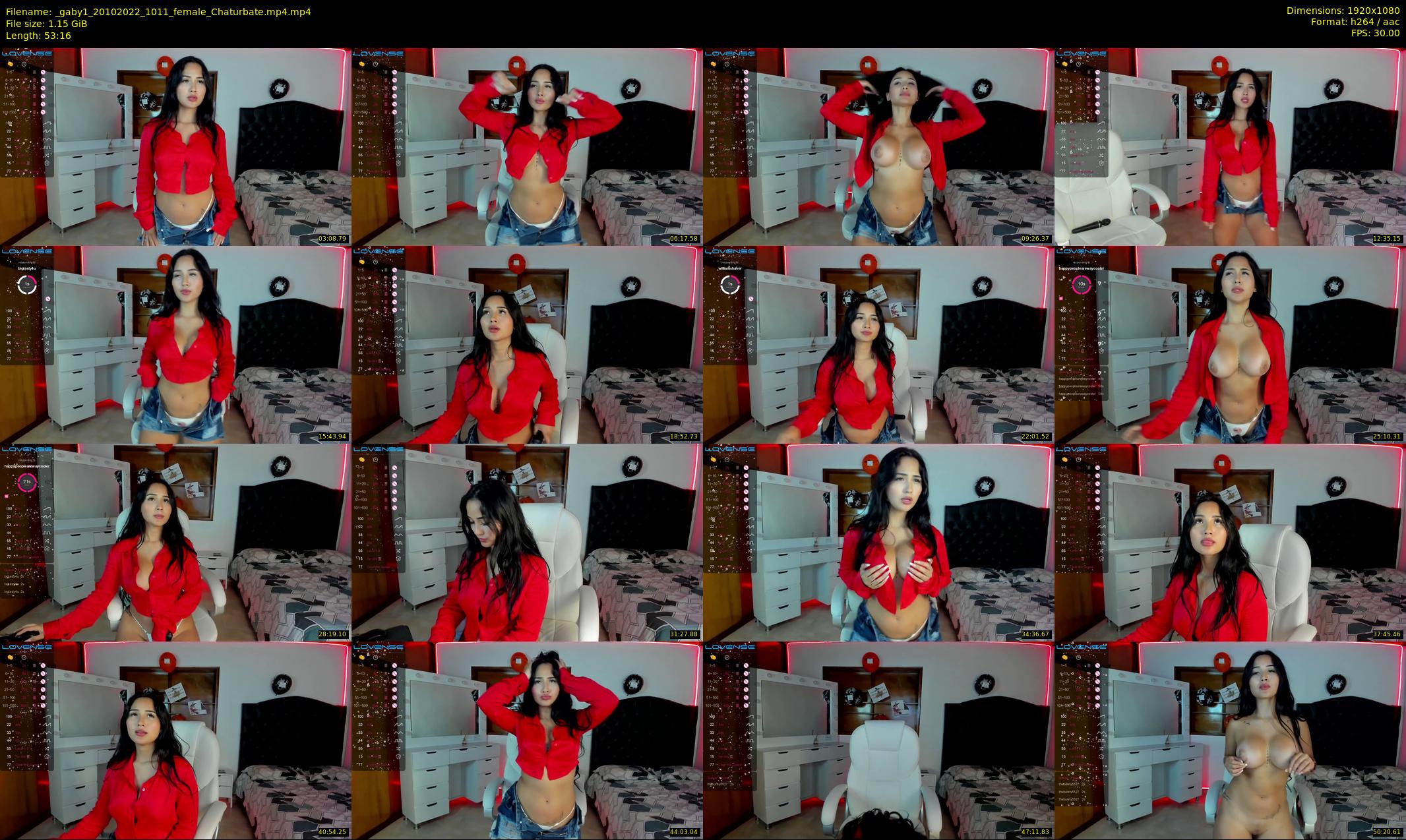_gaby1 — 54 minute Chaturbate female cam show recording, 1080p, Oct 20, 2022